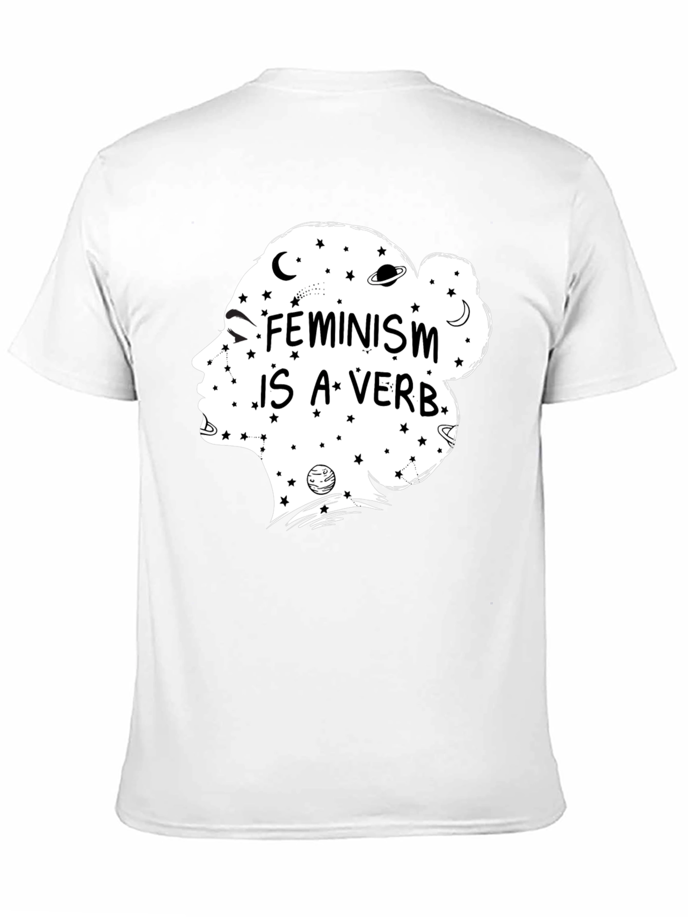 Feminism Is A Verb Graphic T-Shirt
