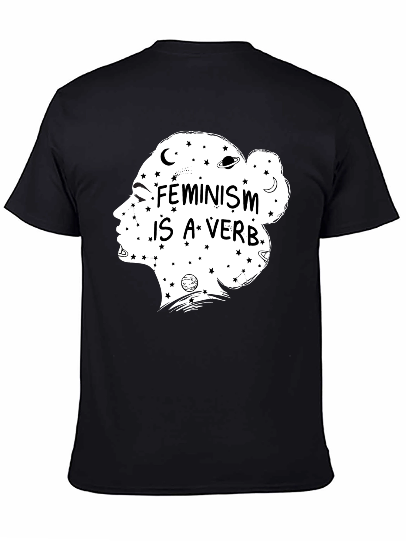 Feminism Is A Verb Graphic T-Shirt
