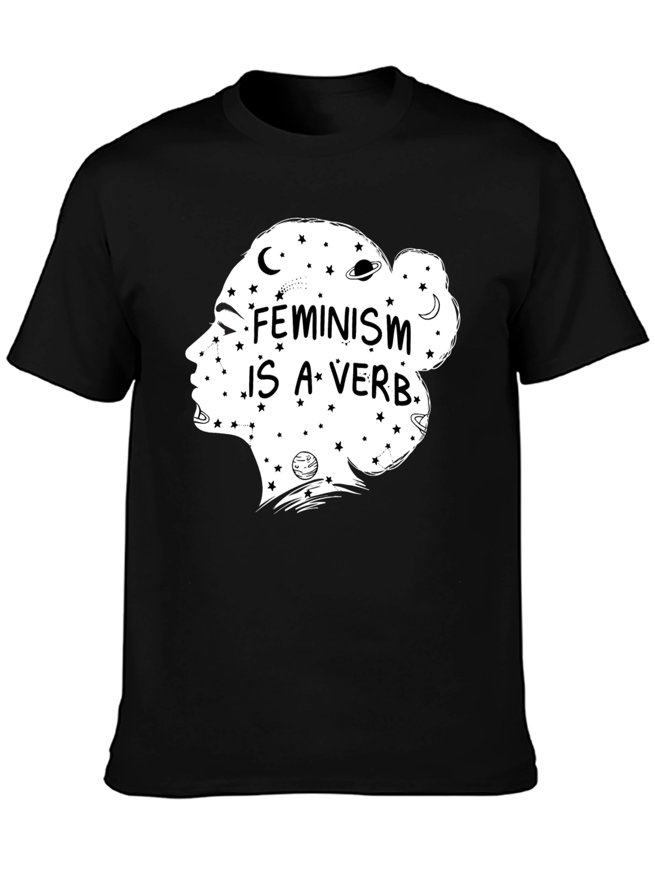 Feminism Is A Verb Graphic T-Shirt