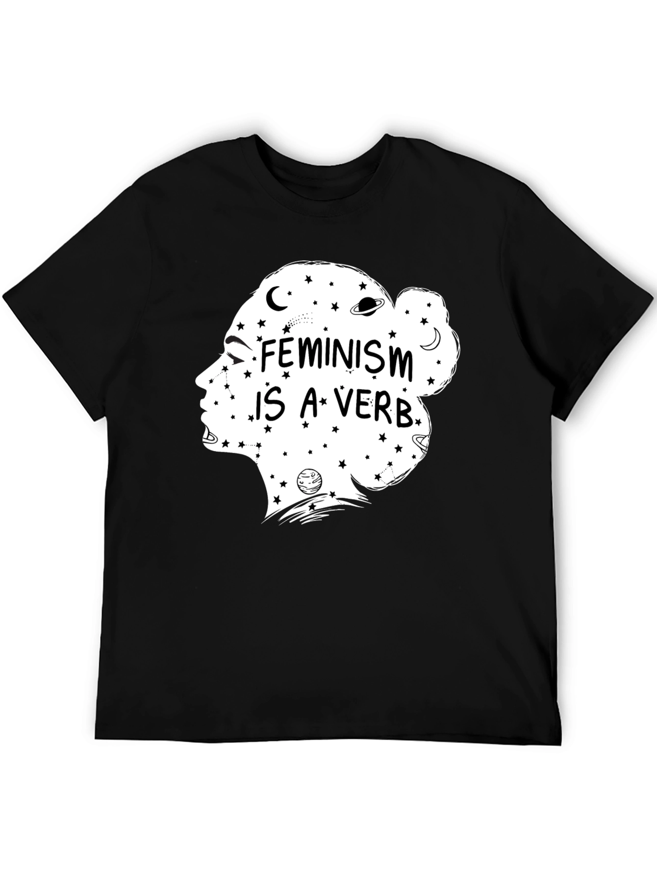 Feminism Is A Verb Graphic T-Shirt