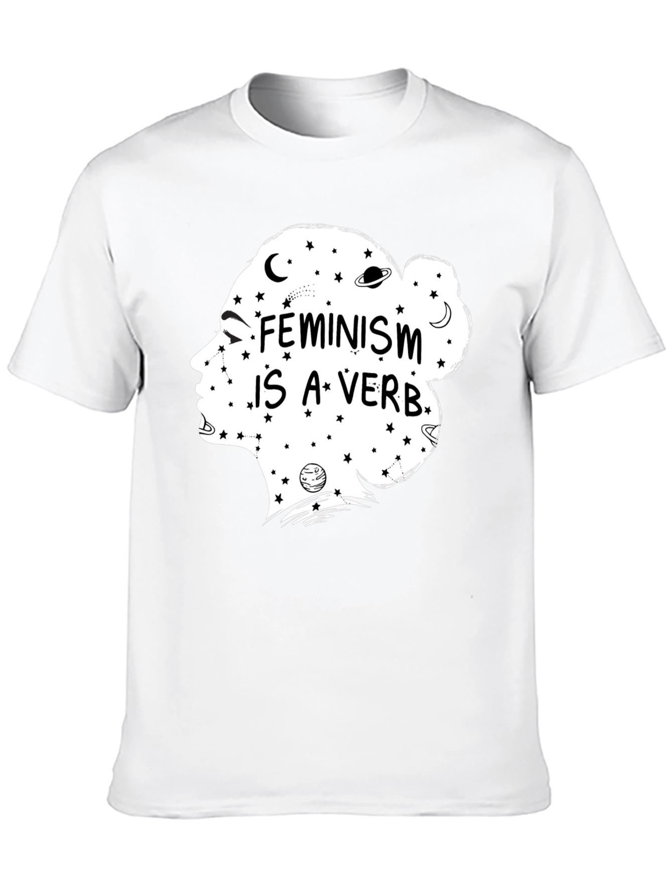 Feminism Is A Verb Graphic T-Shirt