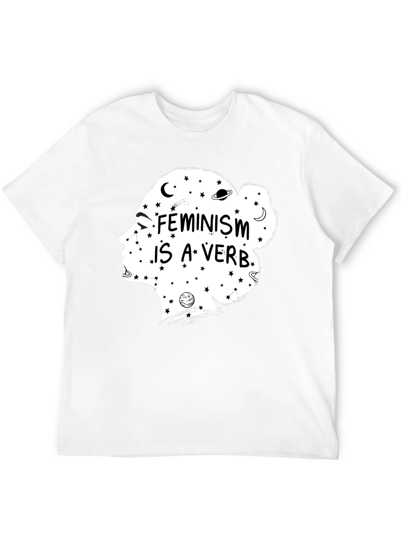 Feminism Is A Verb Graphic T-Shirt