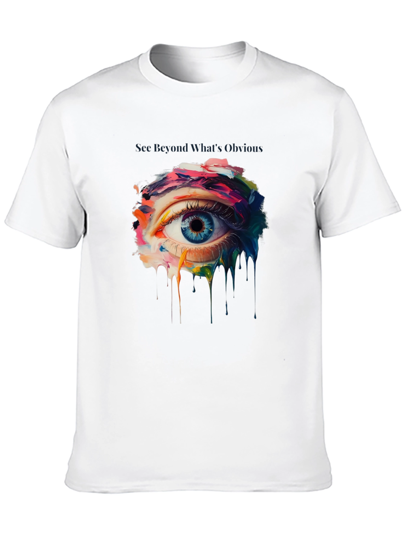 Eye See Beyond Graphic T-Shirt - Artistic Design