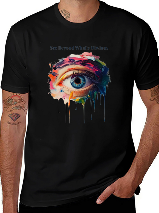 Eye See Beyond Graphic T-Shirt - Artistic Design