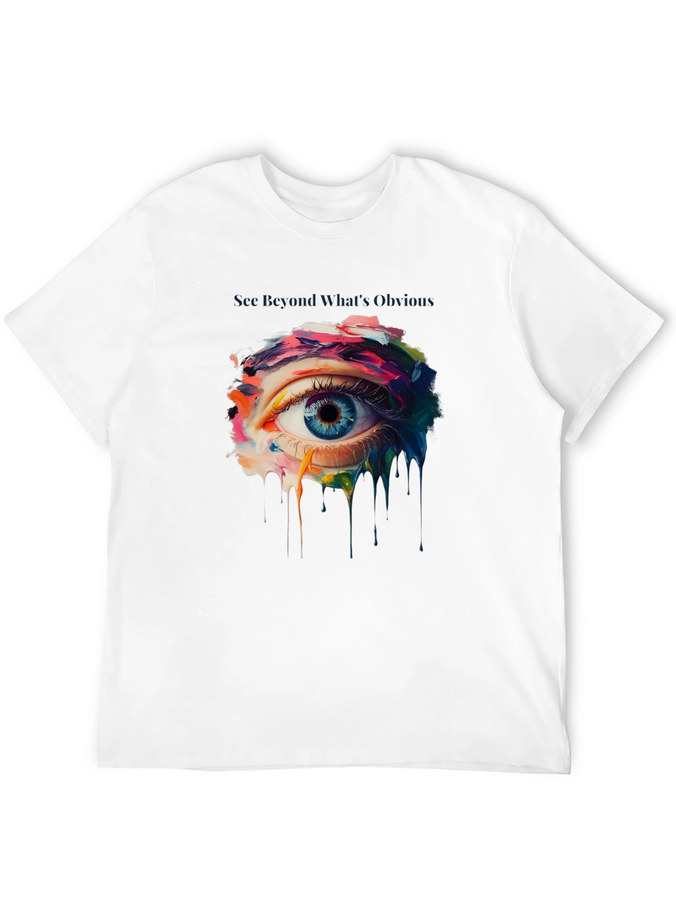 Eye See Beyond Graphic T-Shirt - Artistic Design