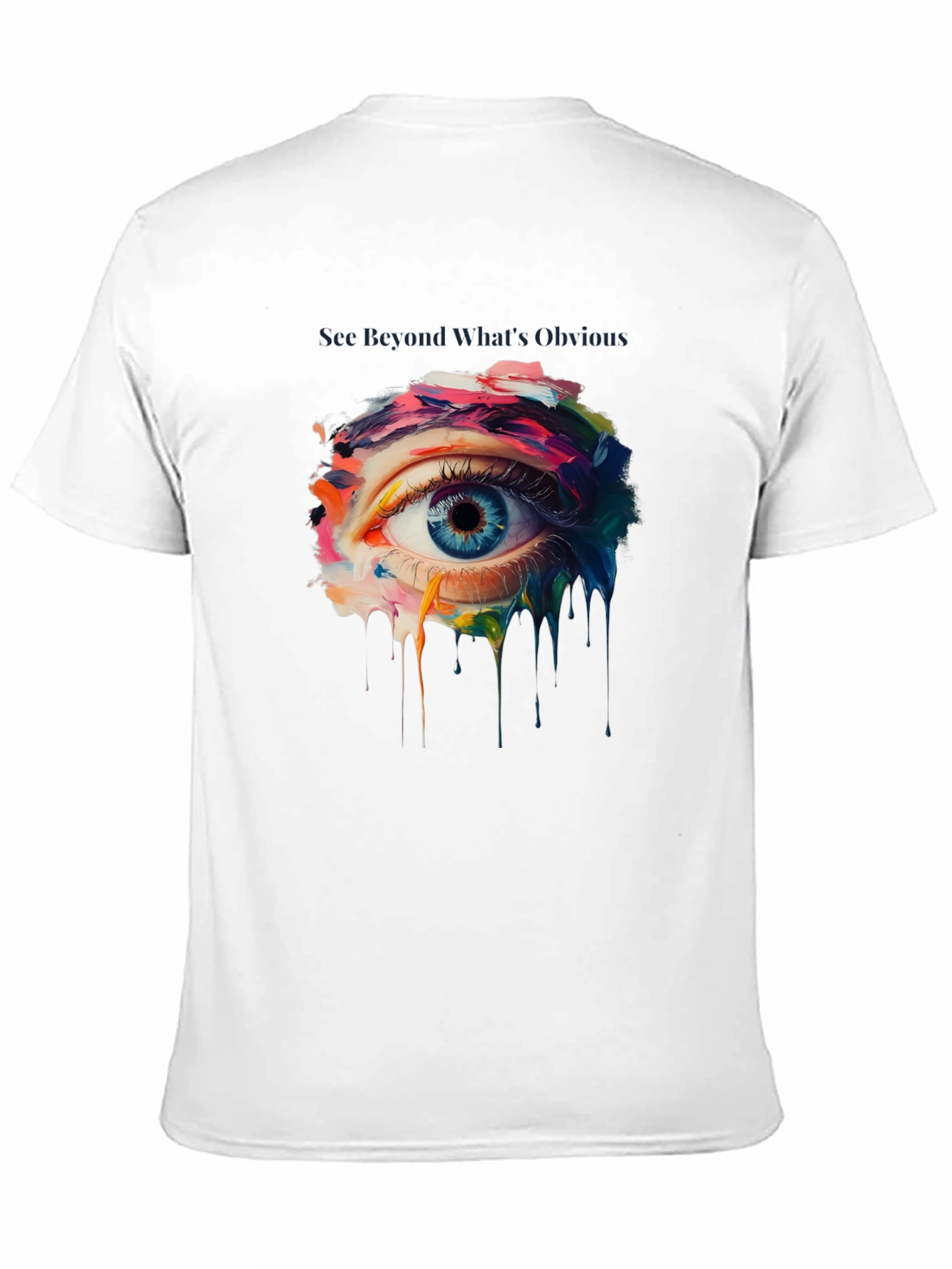 Eye See Beyond Graphic T-Shirt - Artistic Design