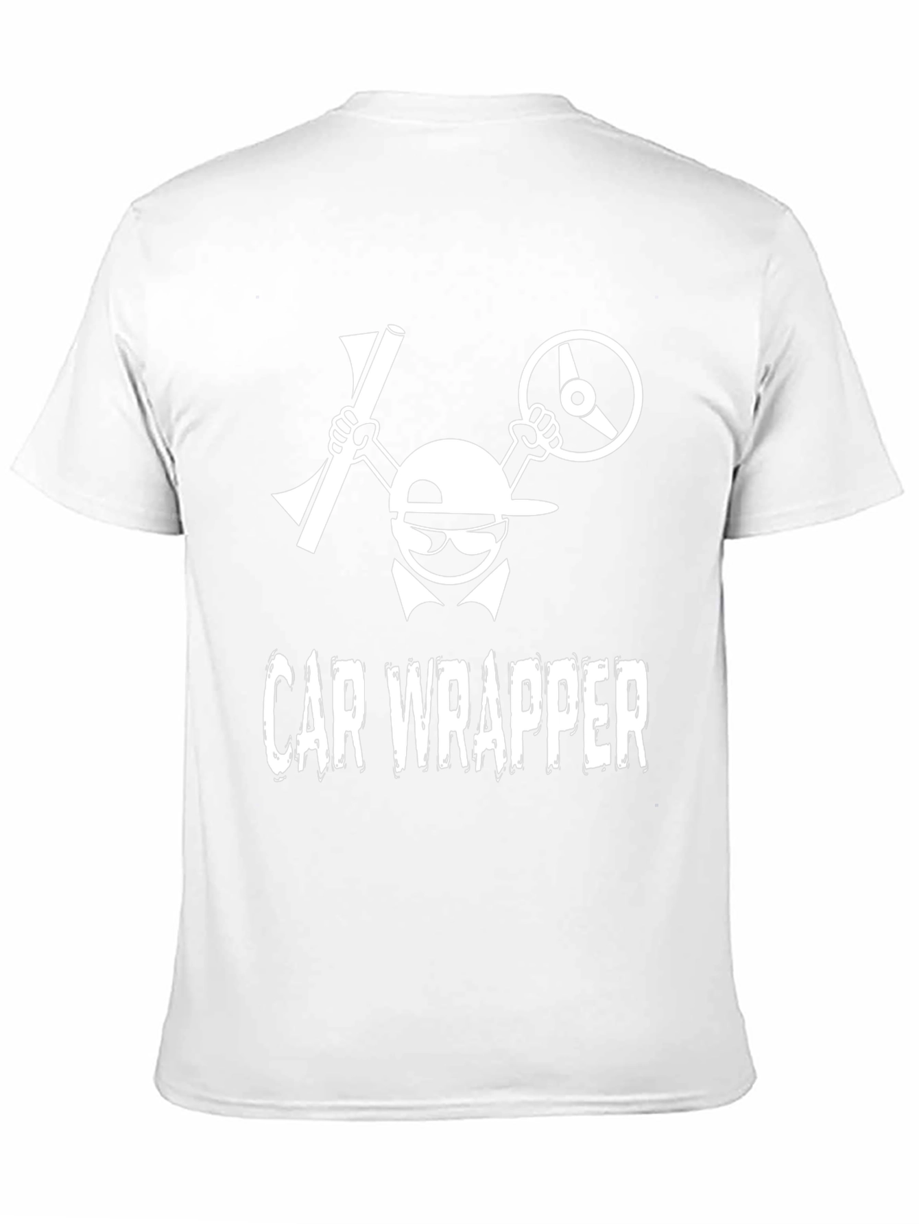 Car Wrapper Graphic T-Shirt - Automotive Wrap Design