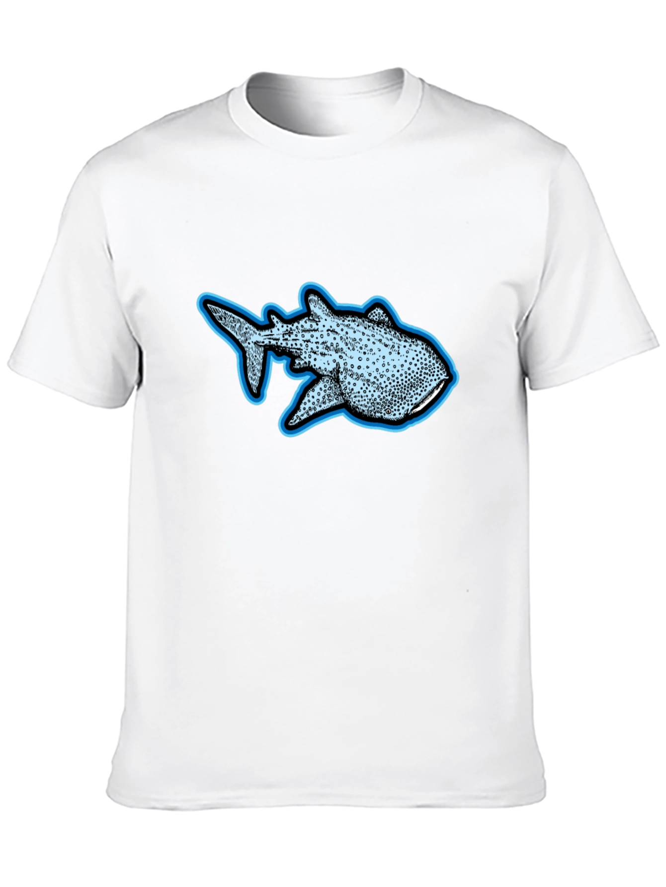 Whale Shark Graphic Tee - Black