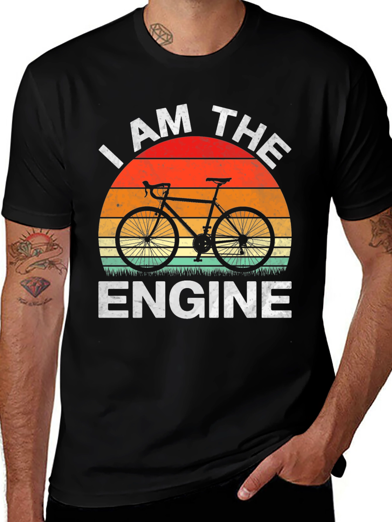 I Am The Engine Cycling T-Shirt