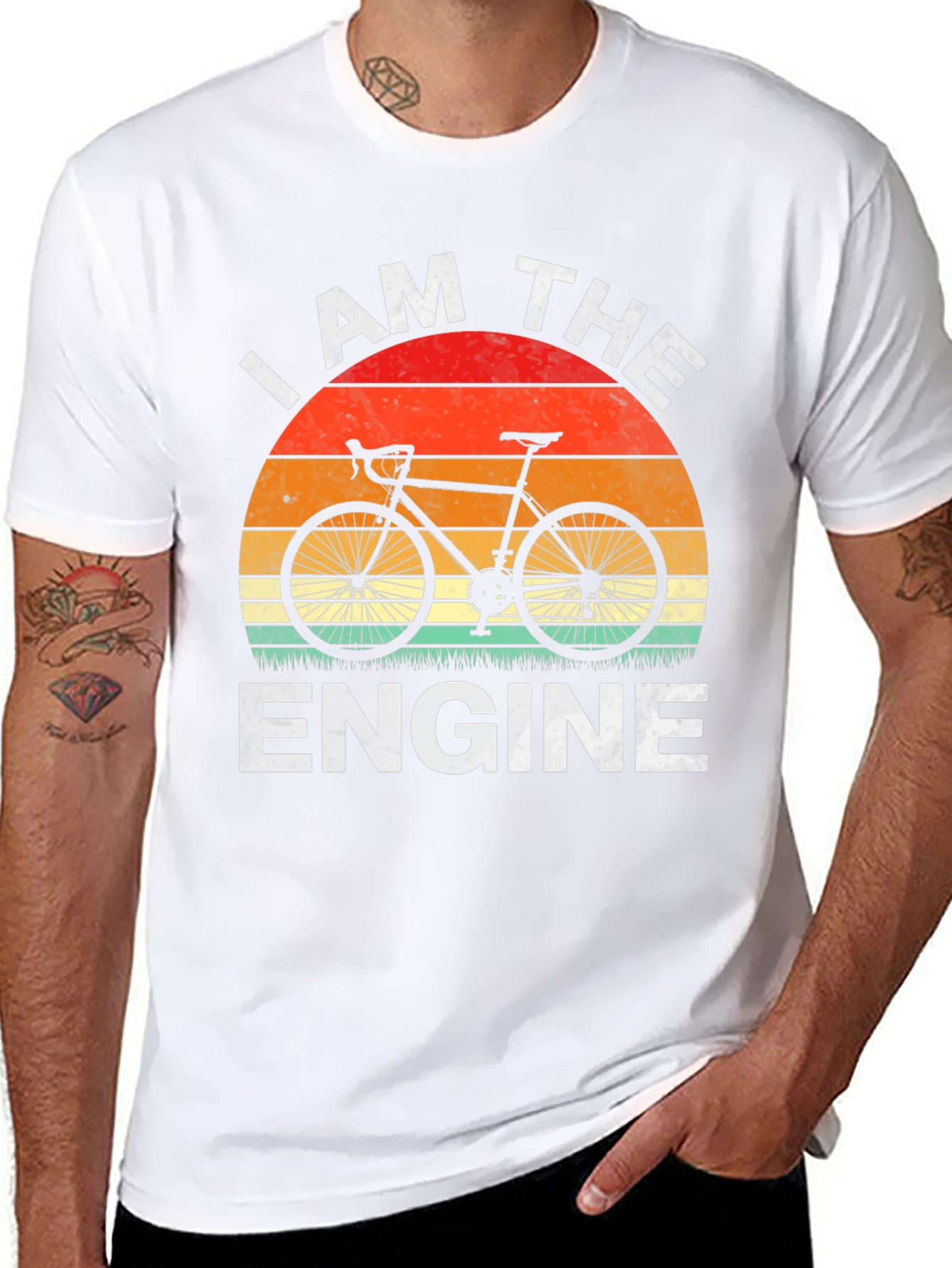 I Am The Engine Cycling T-Shirt