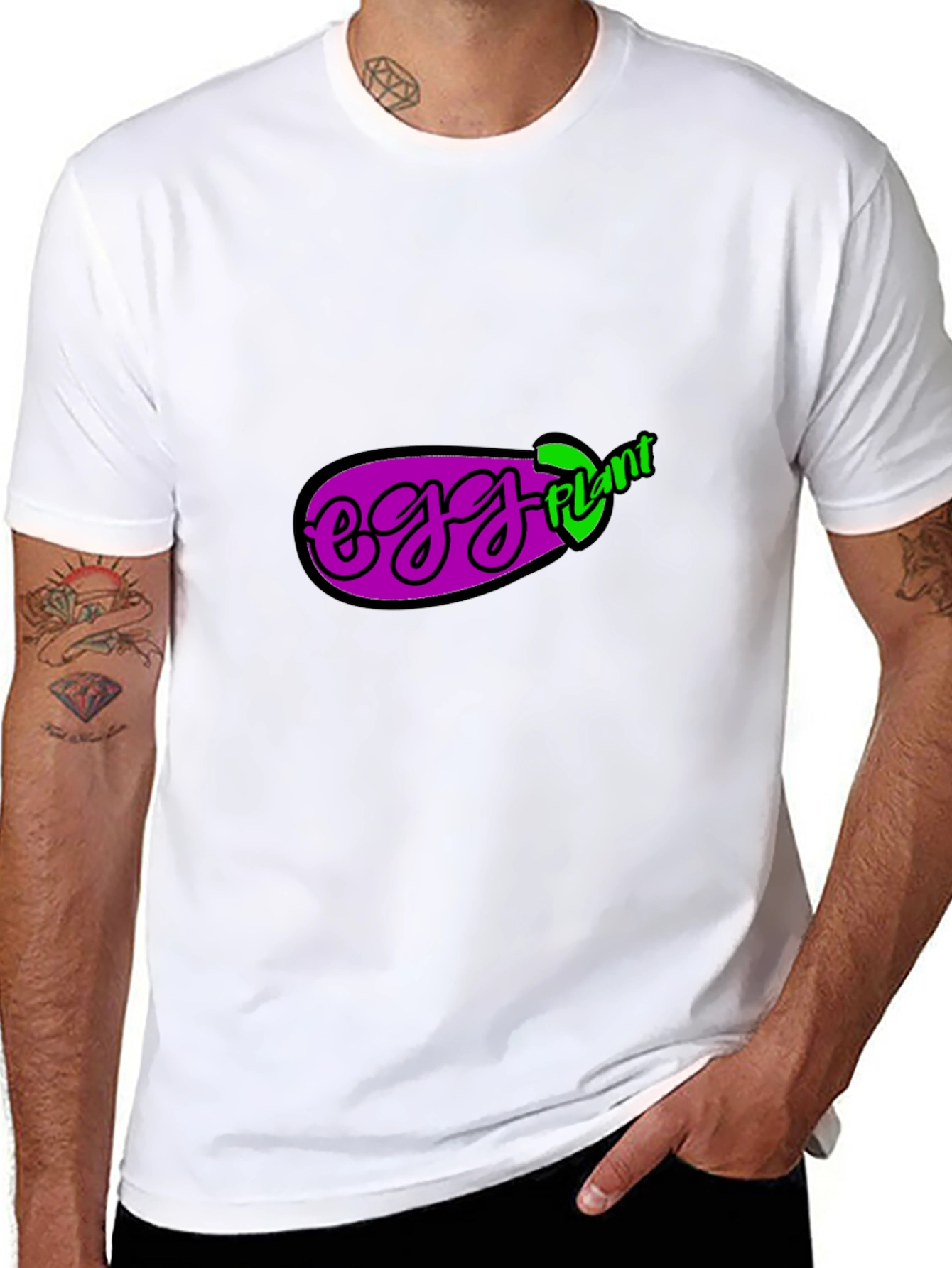 Eggplant T-Shirt - Funny Graphic Tee