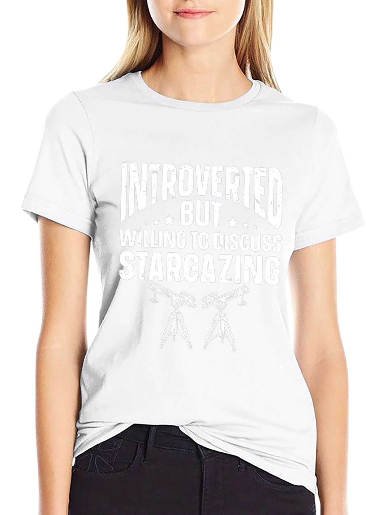 Introverted Stargazing Graphic Tee