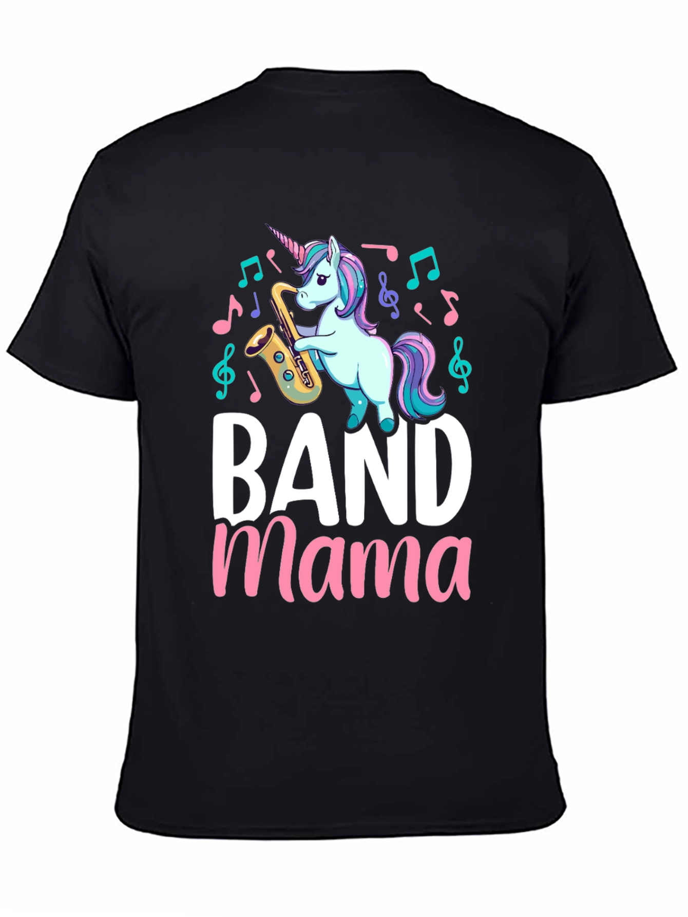 Band Mama Unicorn Saxophone T-Shirt