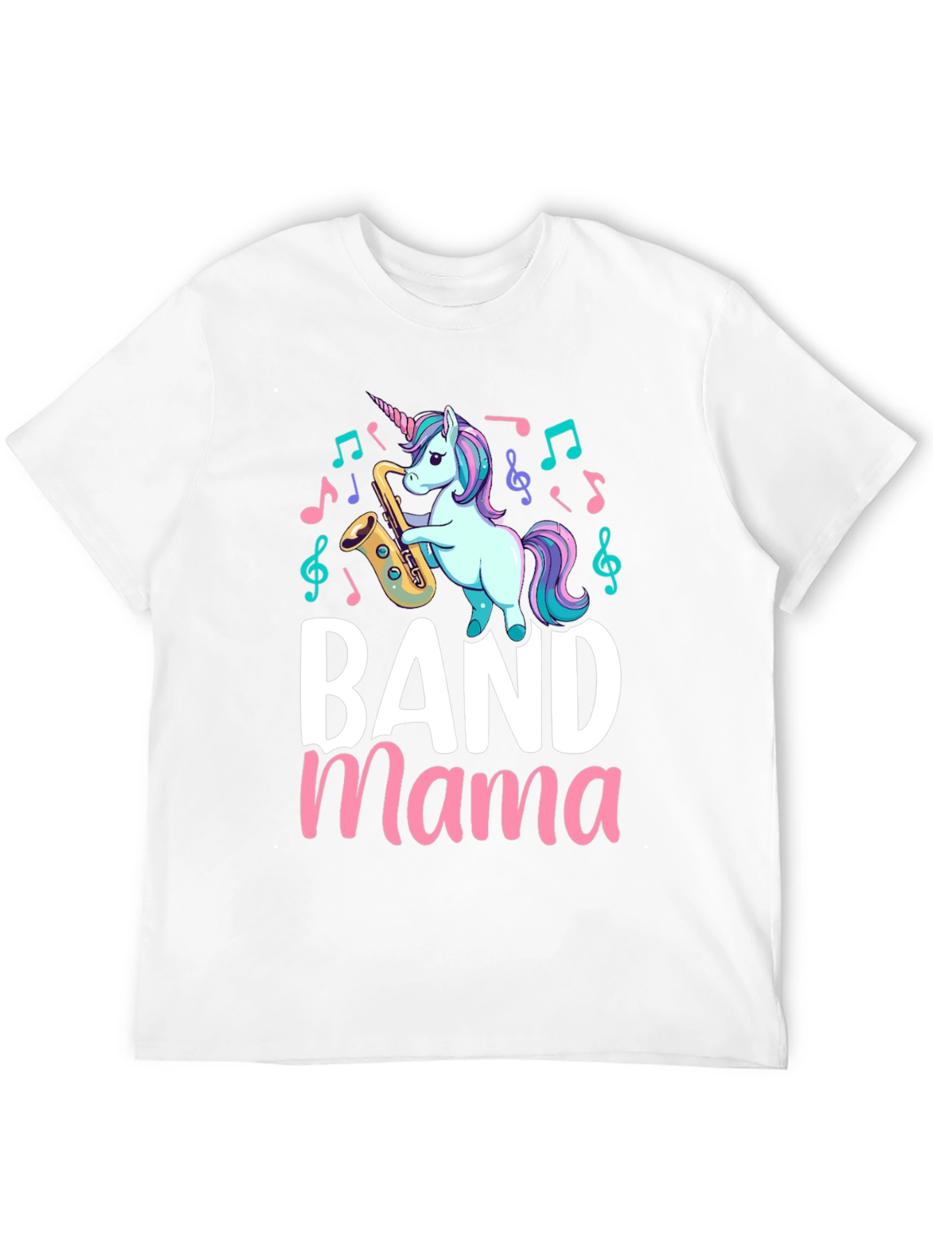 Band Mama Unicorn Saxophone T-Shirt