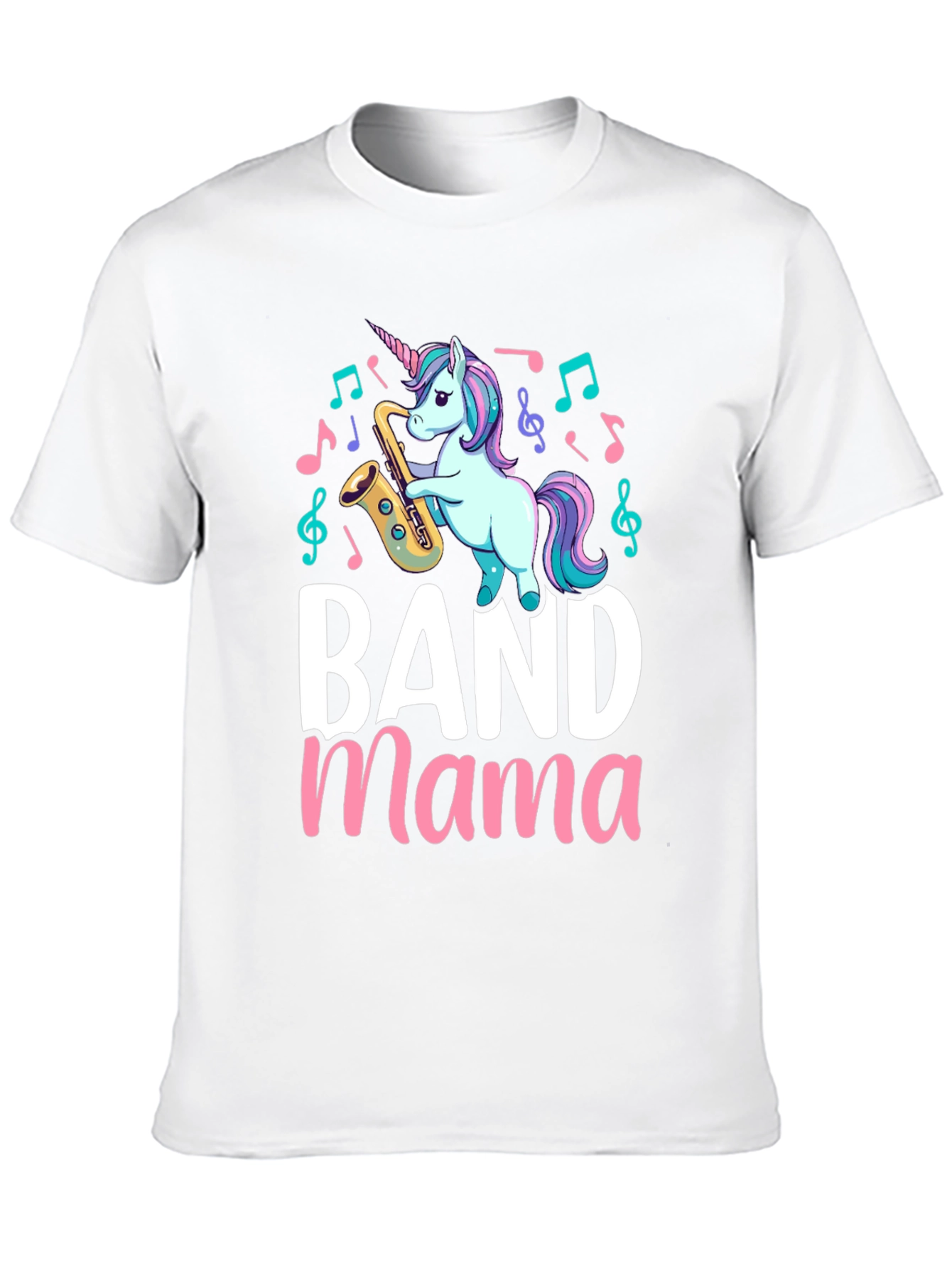 Band Mama Unicorn Saxophone T-Shirt