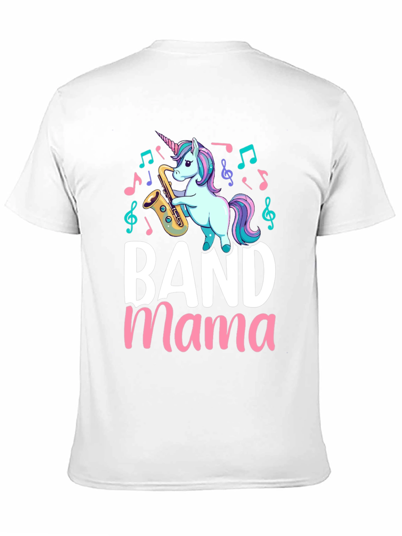 Band Mama Unicorn Saxophone T-Shirt