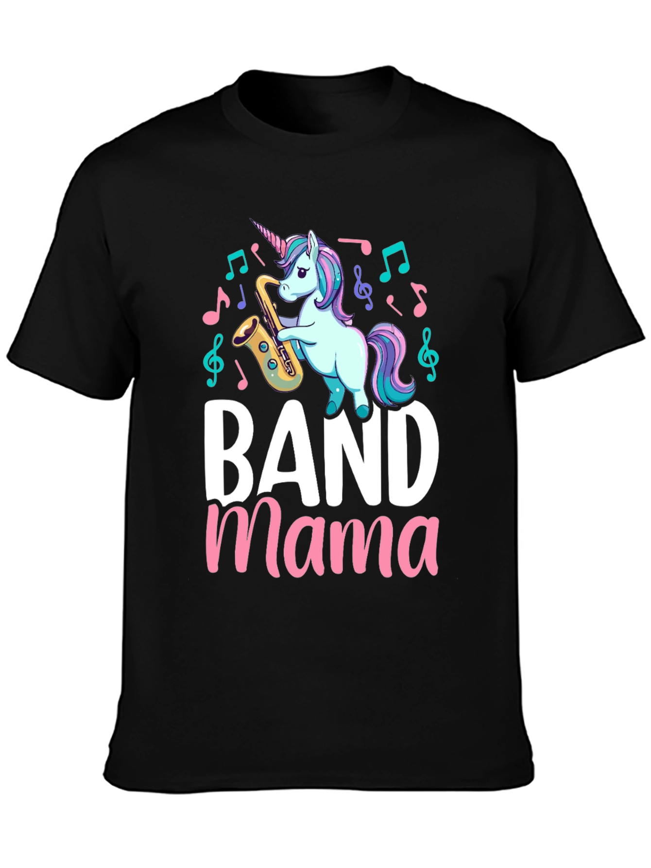 Band Mama Unicorn Saxophone T-Shirt