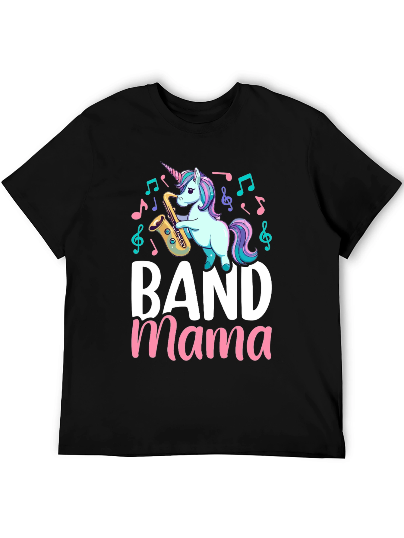 Band Mama Unicorn Saxophone T-Shirt