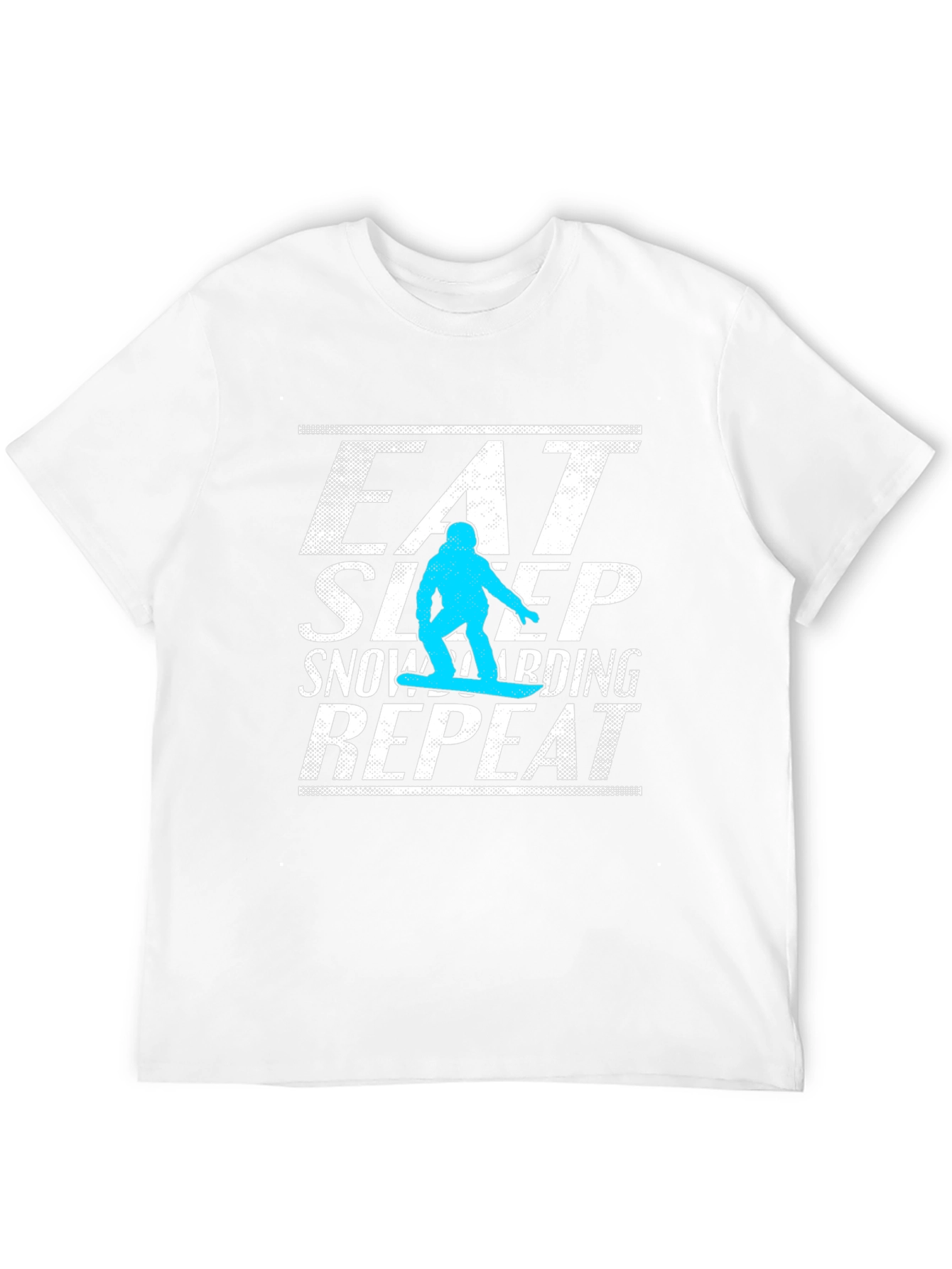 Eat Sleep Snowboarding Repeat Graphic Tee