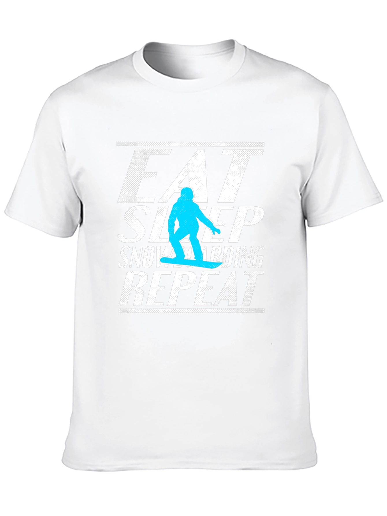 Eat Sleep Snowboarding Repeat Graphic Tee