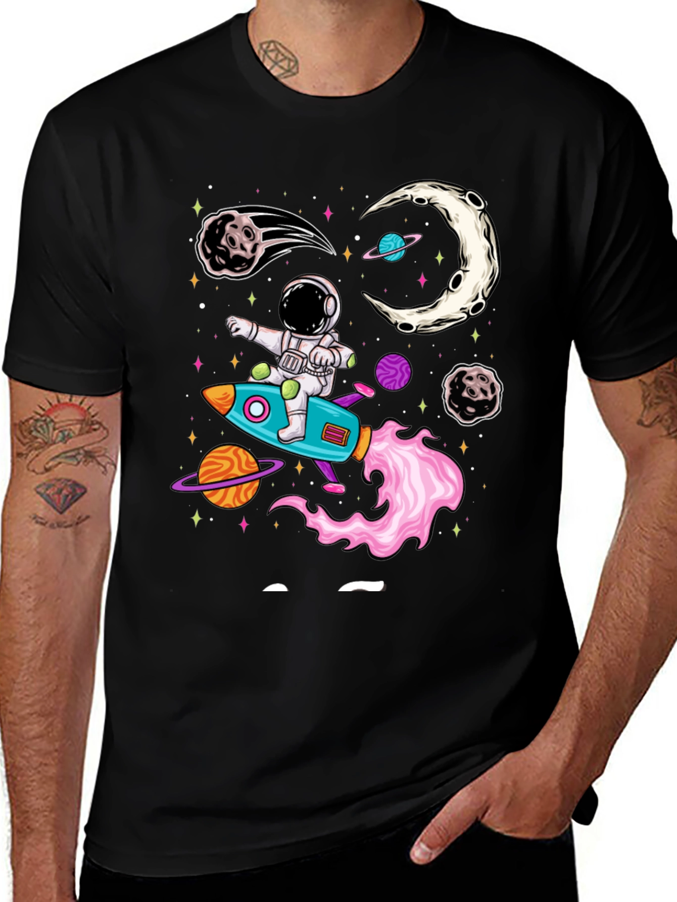 Astronaut Rocket Ride T-Shirt