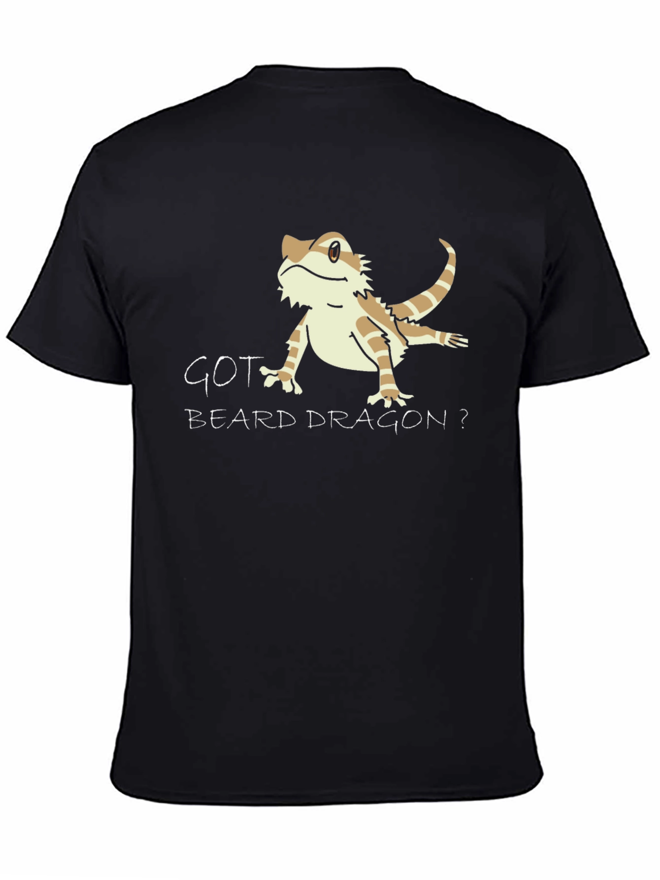 Got Beard Dragon? Black Graphic T-Shirt