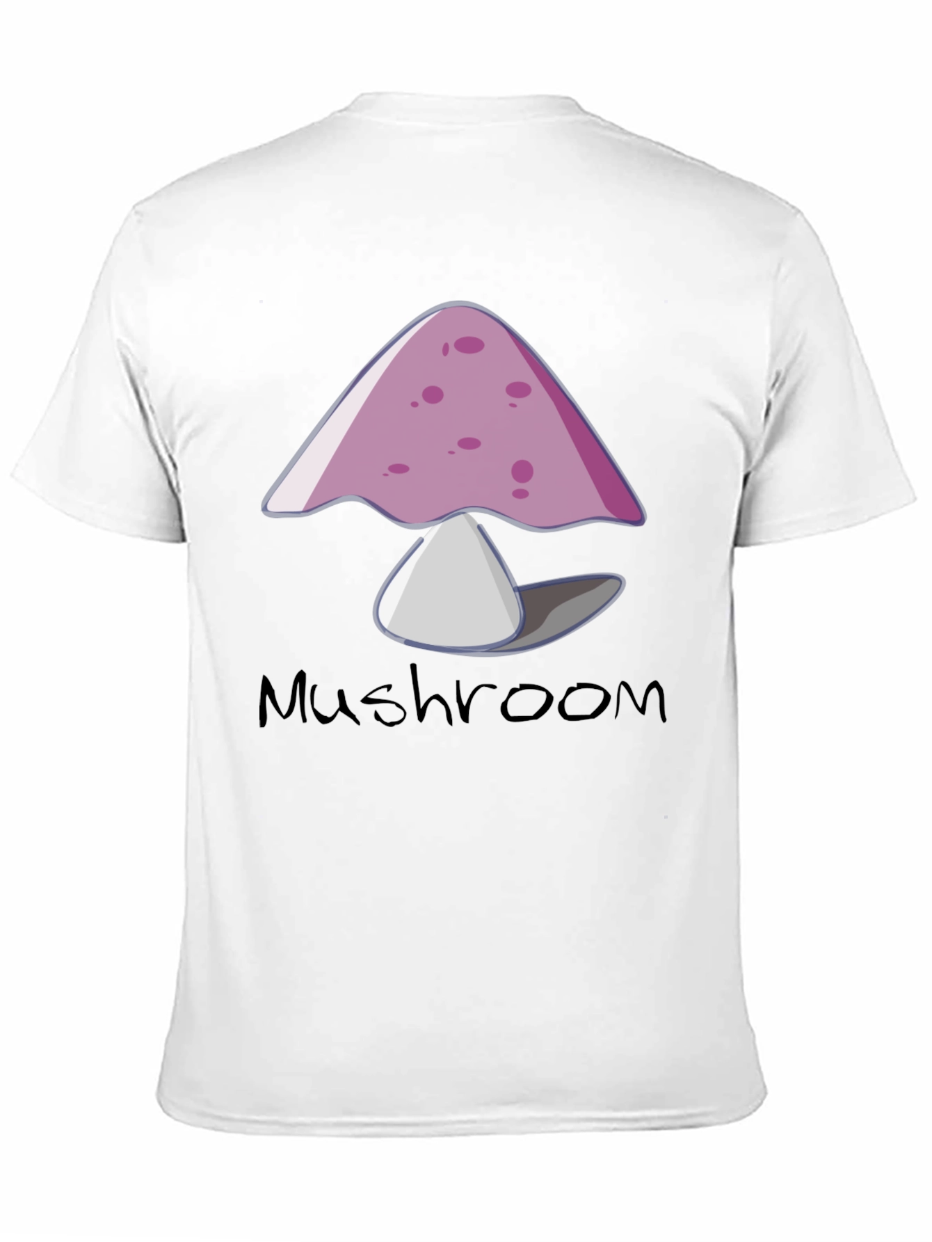 Mushroom Graphic Tee - Trendy Black T-Shirt
