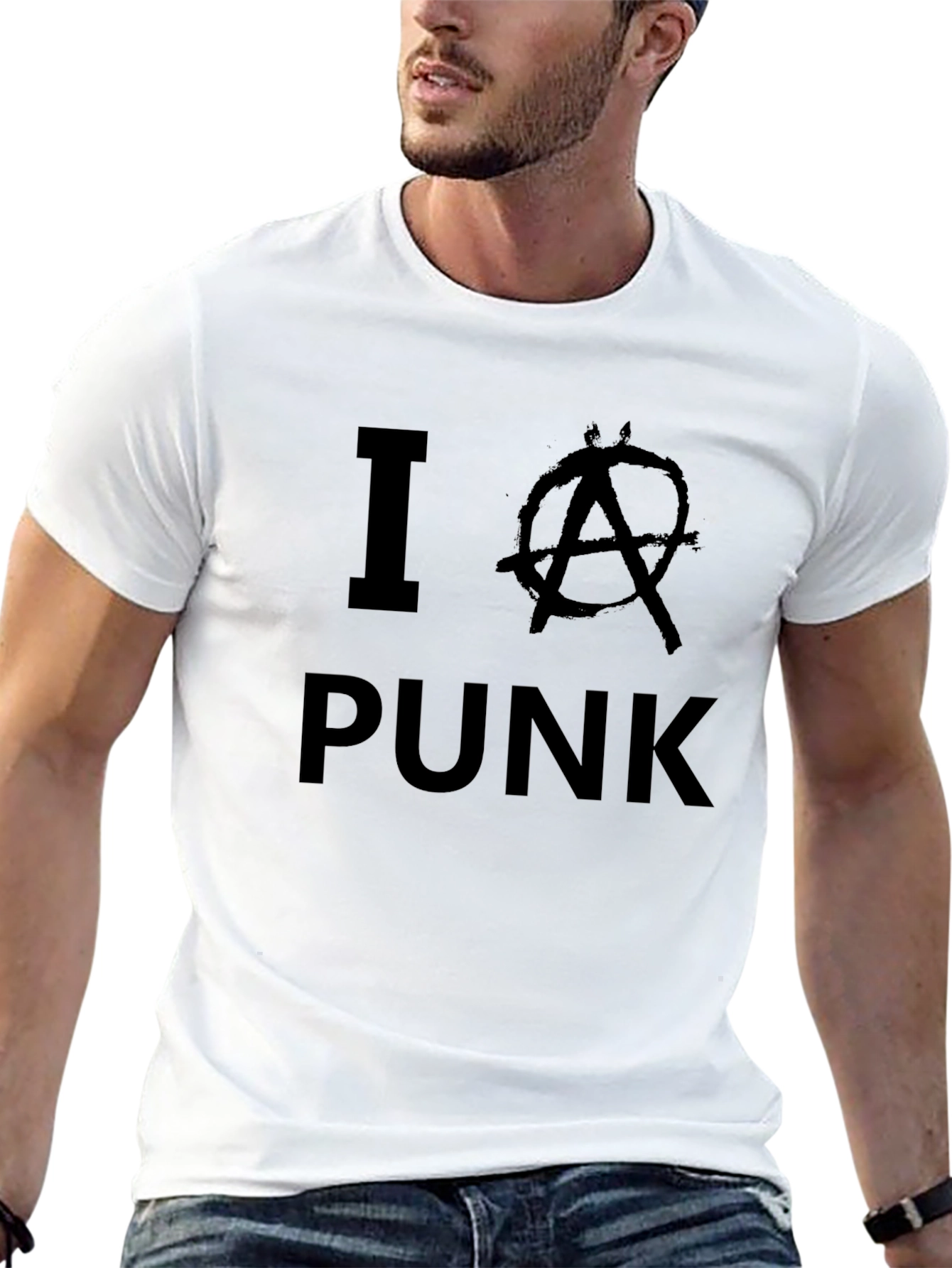 I Anarchy Punk Graphic T-Shirt