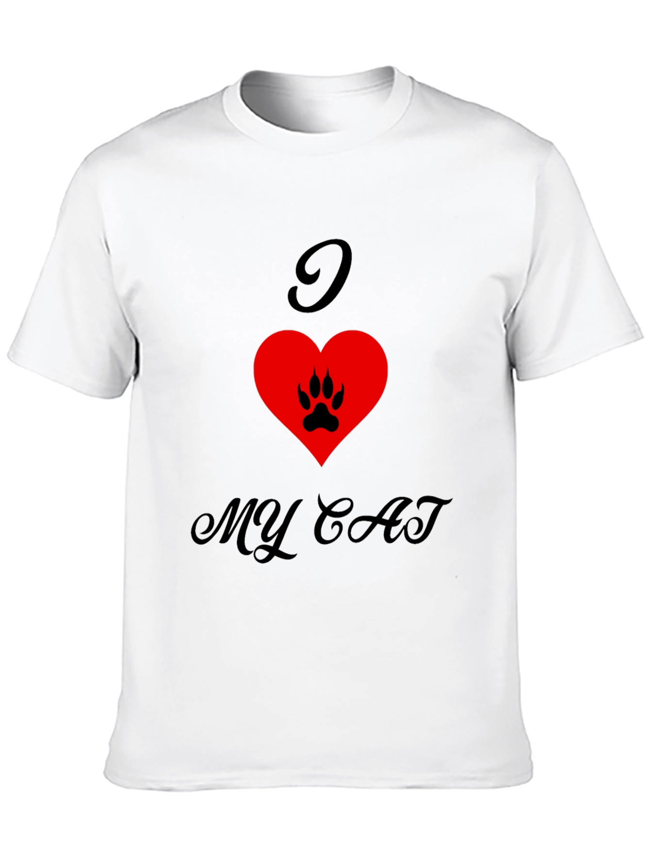 I Love My Cat T-Shirt - Unisex Graphic Tee