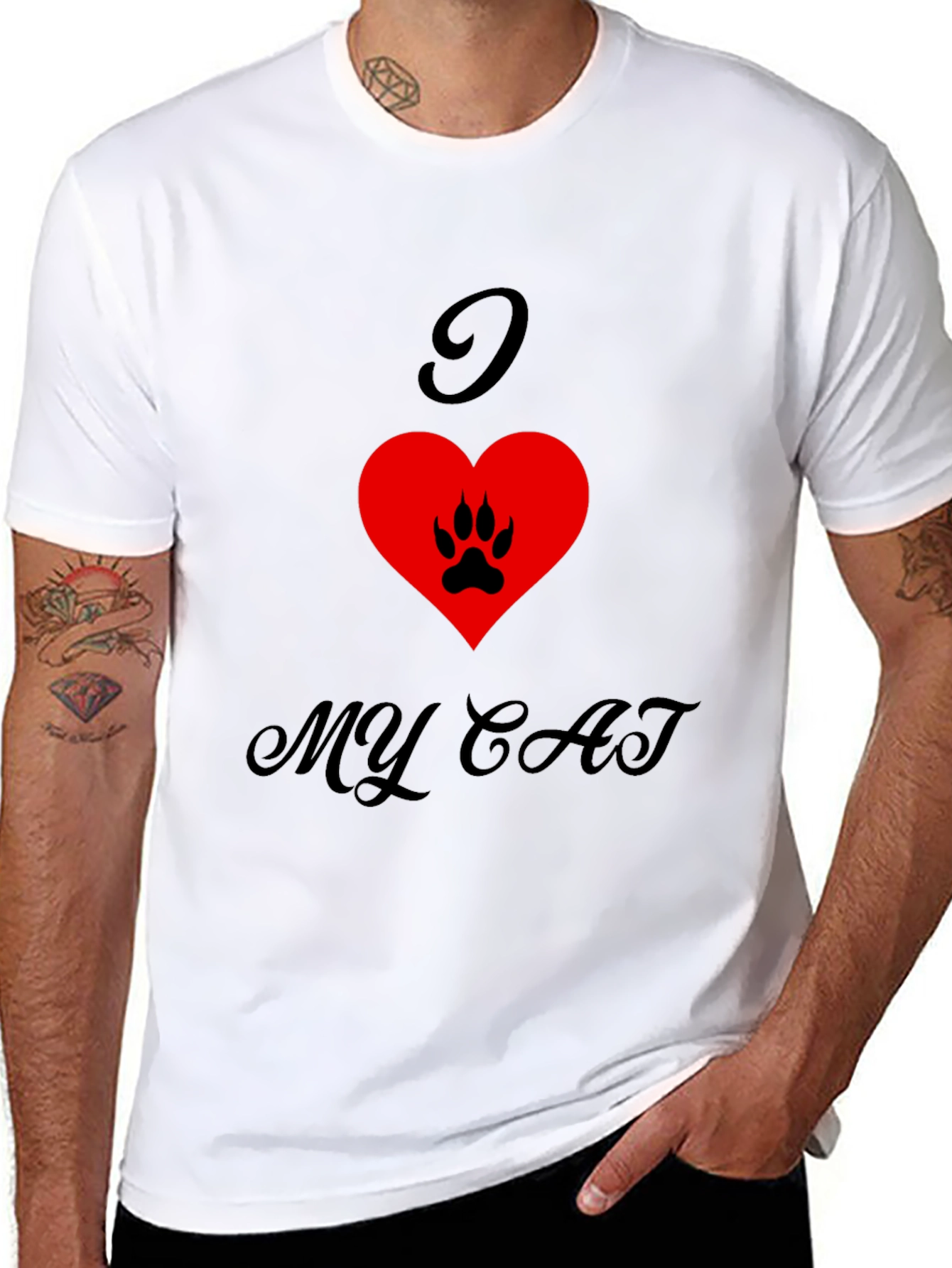 I Love My Cat T-Shirt - Unisex Graphic Tee