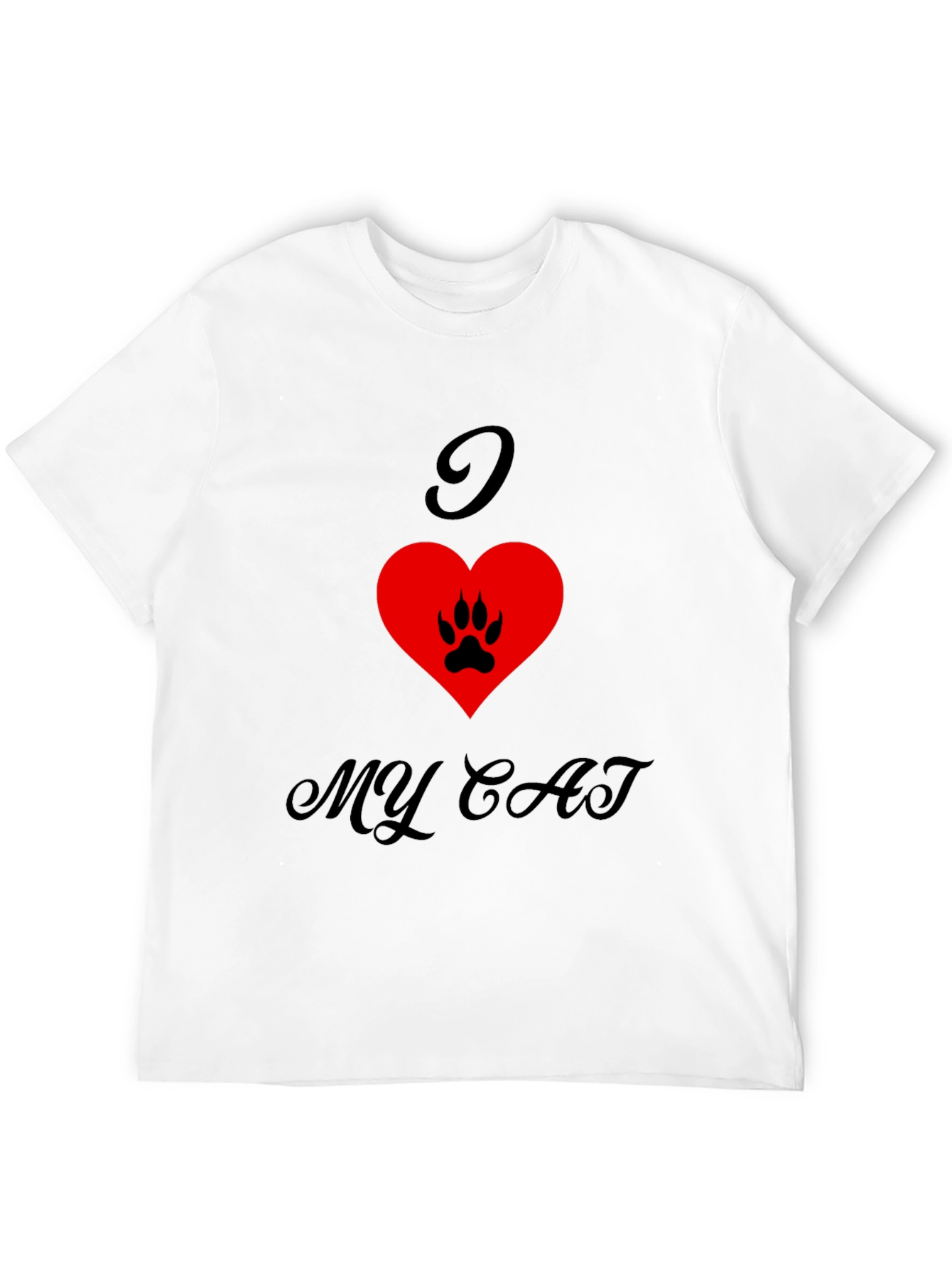 I Love My Cat T-Shirt - Unisex Graphic Tee