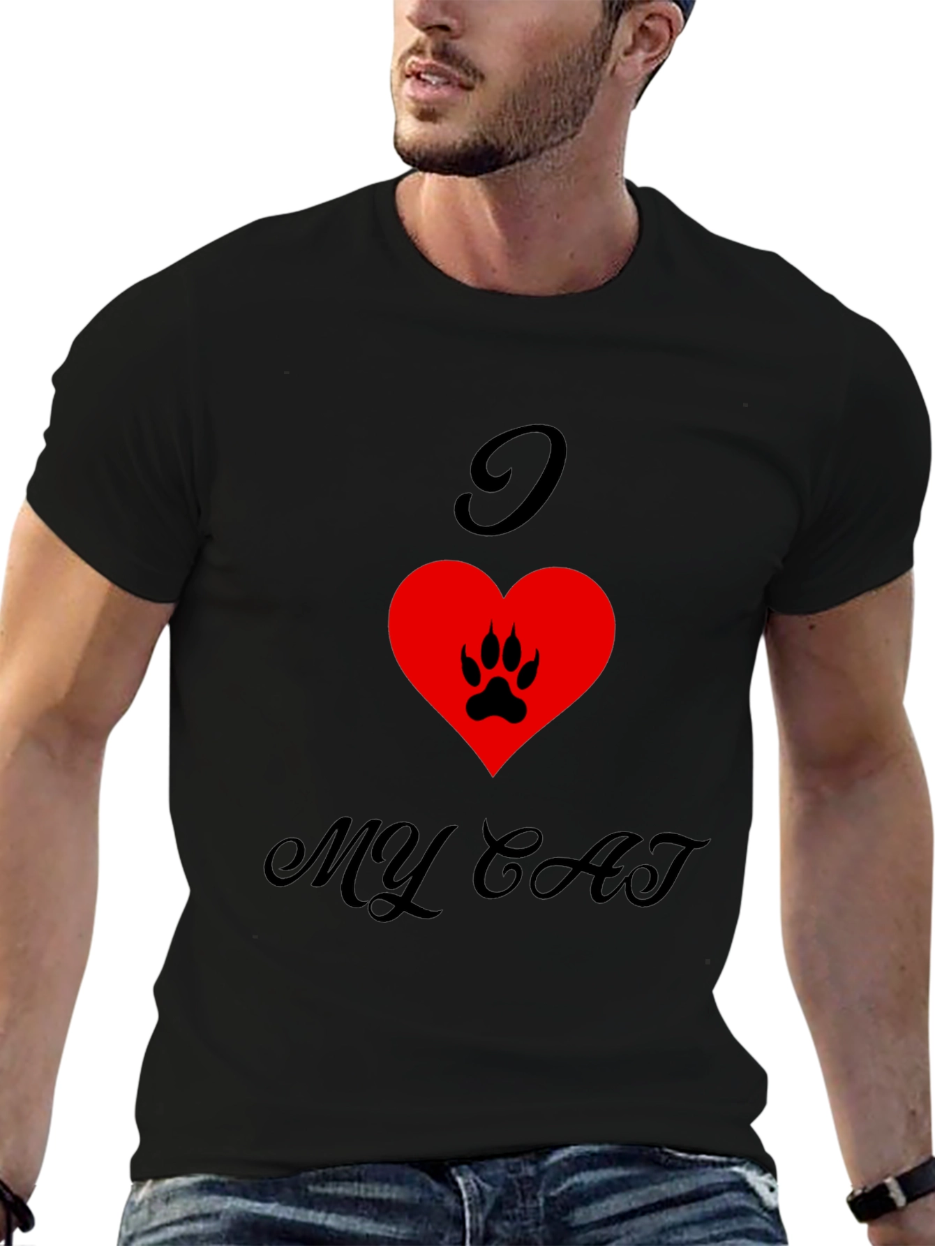 I Love My Cat T-Shirt - Unisex Graphic Tee