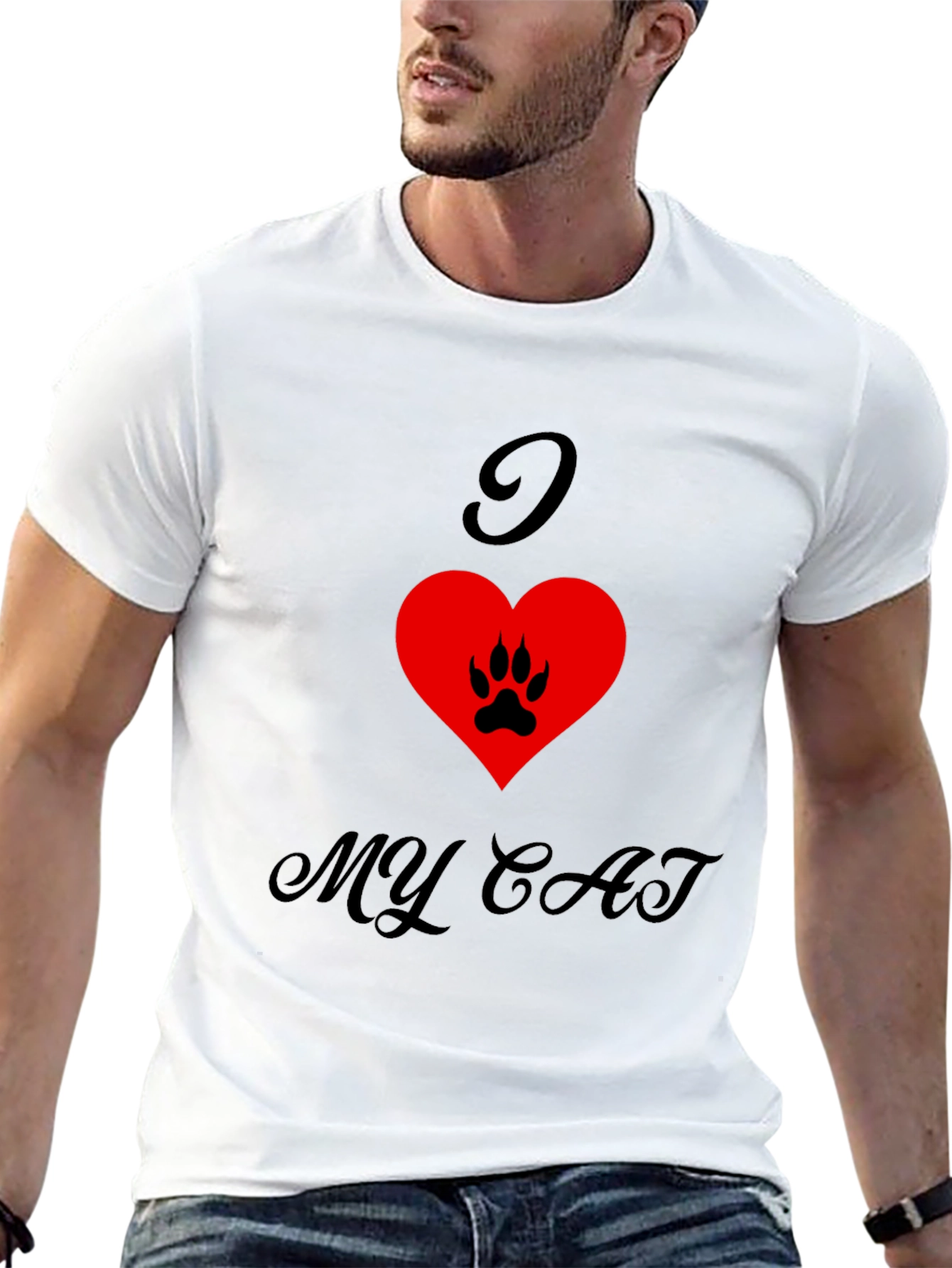 I Love My Cat T-Shirt - Unisex Graphic Tee