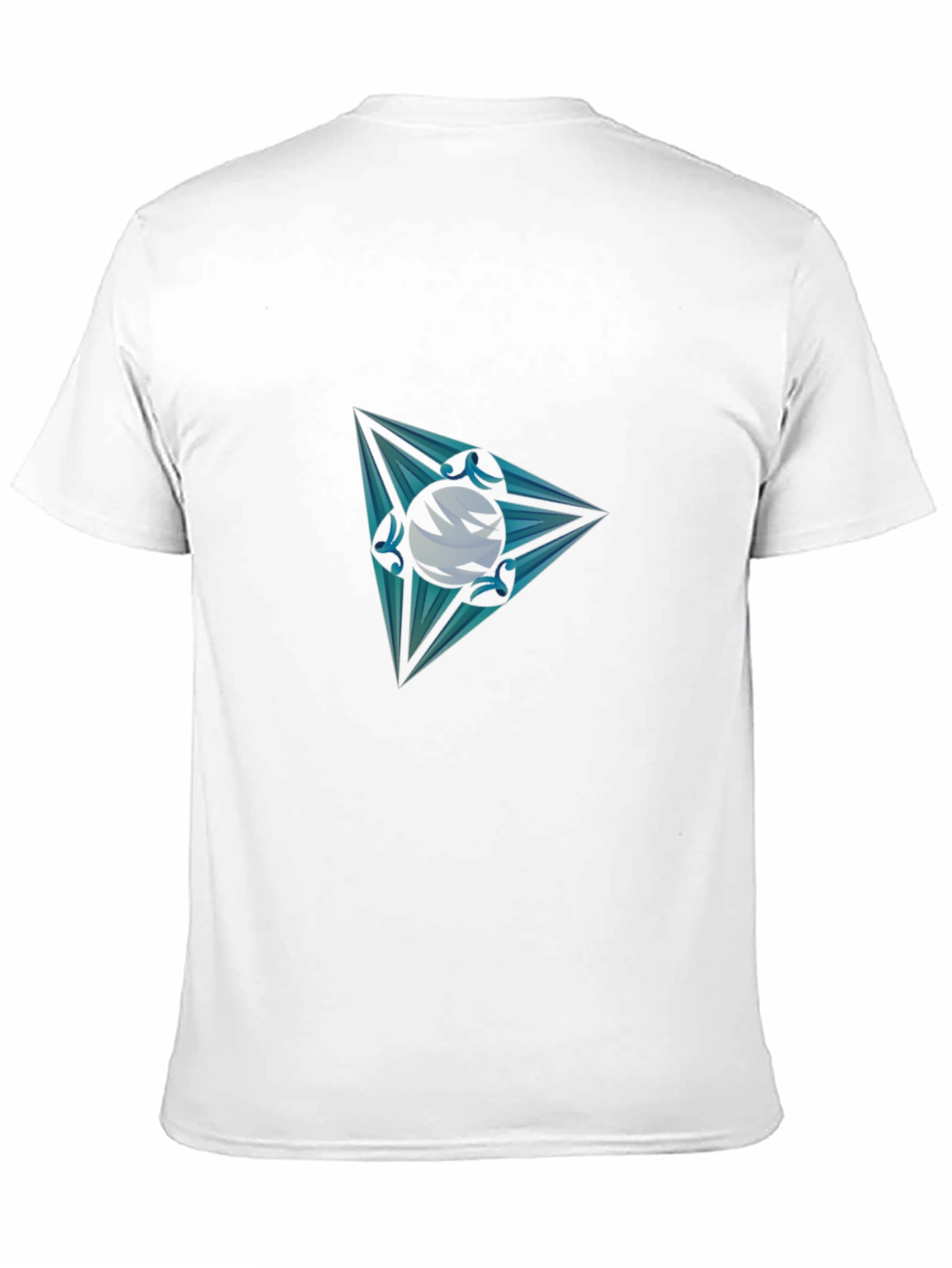 Mens Graphic Tee - Triangle Orb Design