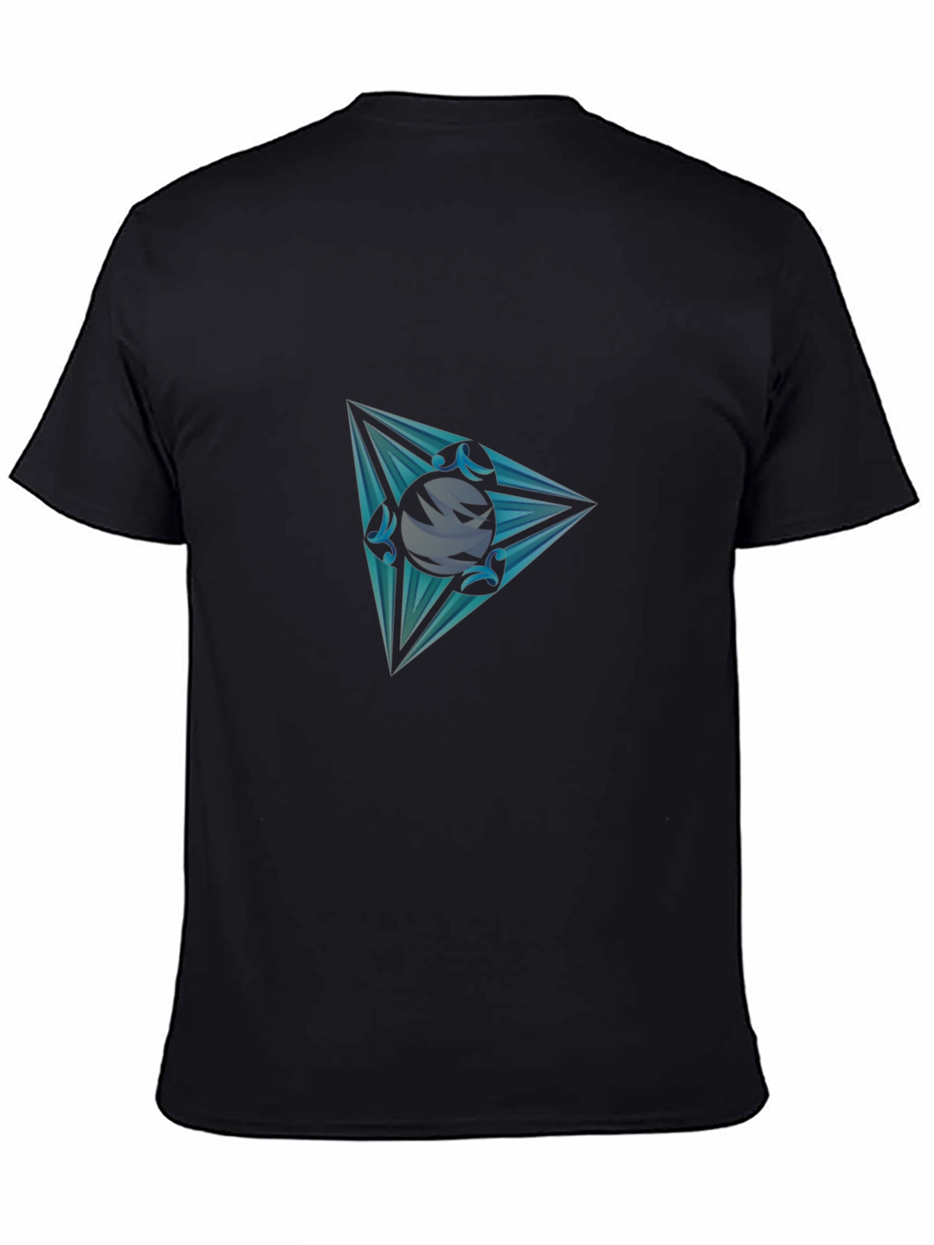 Mens Graphic Tee - Triangle Orb Design