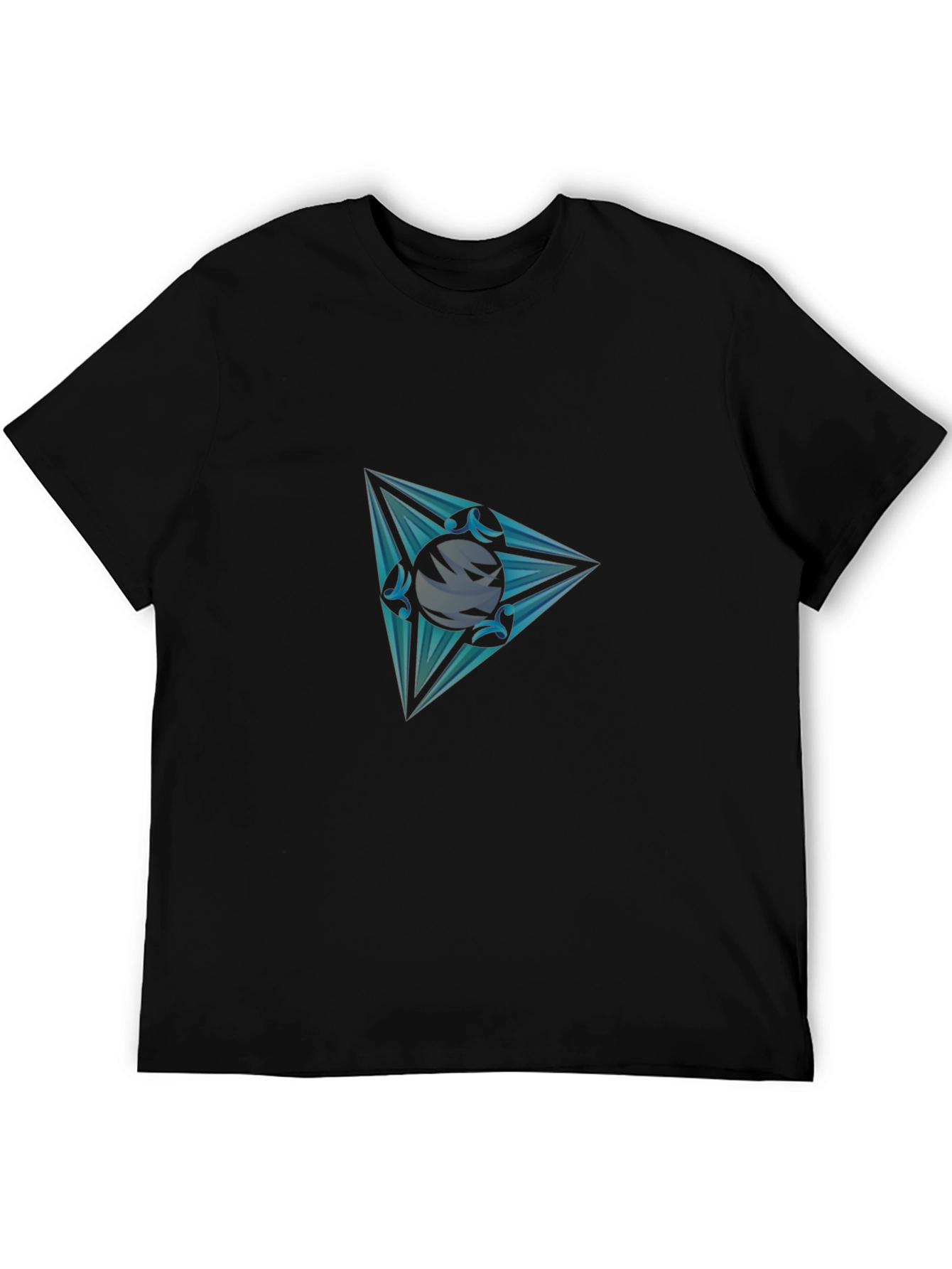 Mens Graphic Tee - Triangle Orb Design