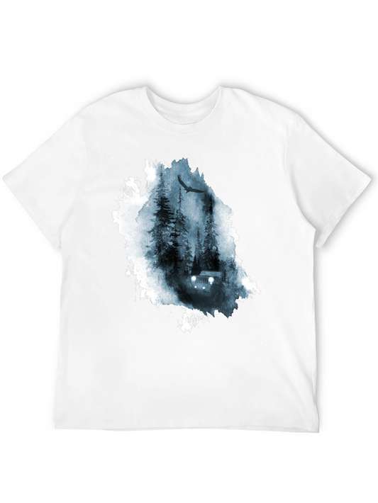 Nature Jeep Graphic Tee - Black