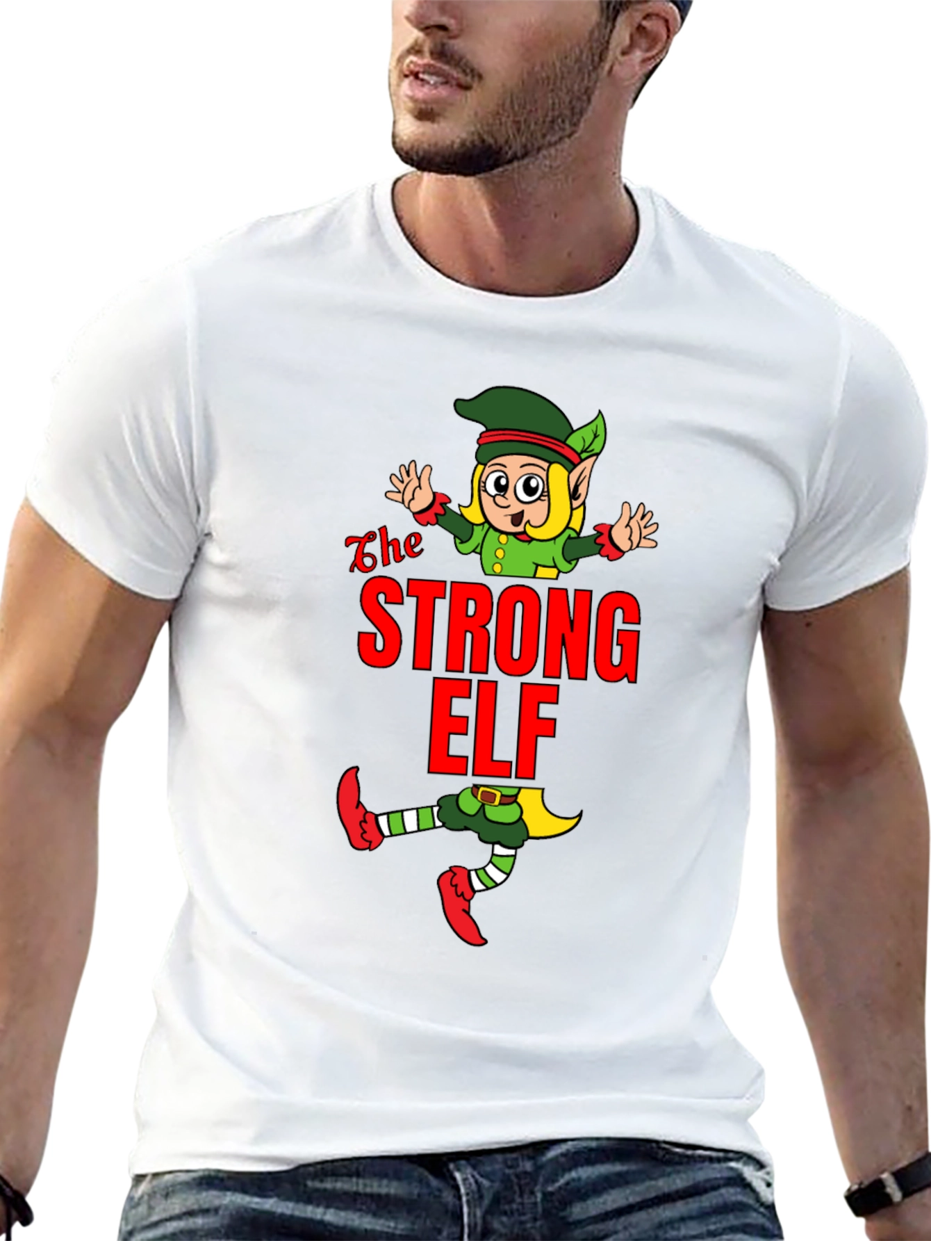 The Strong Elf T-Shirt - Holiday Fun