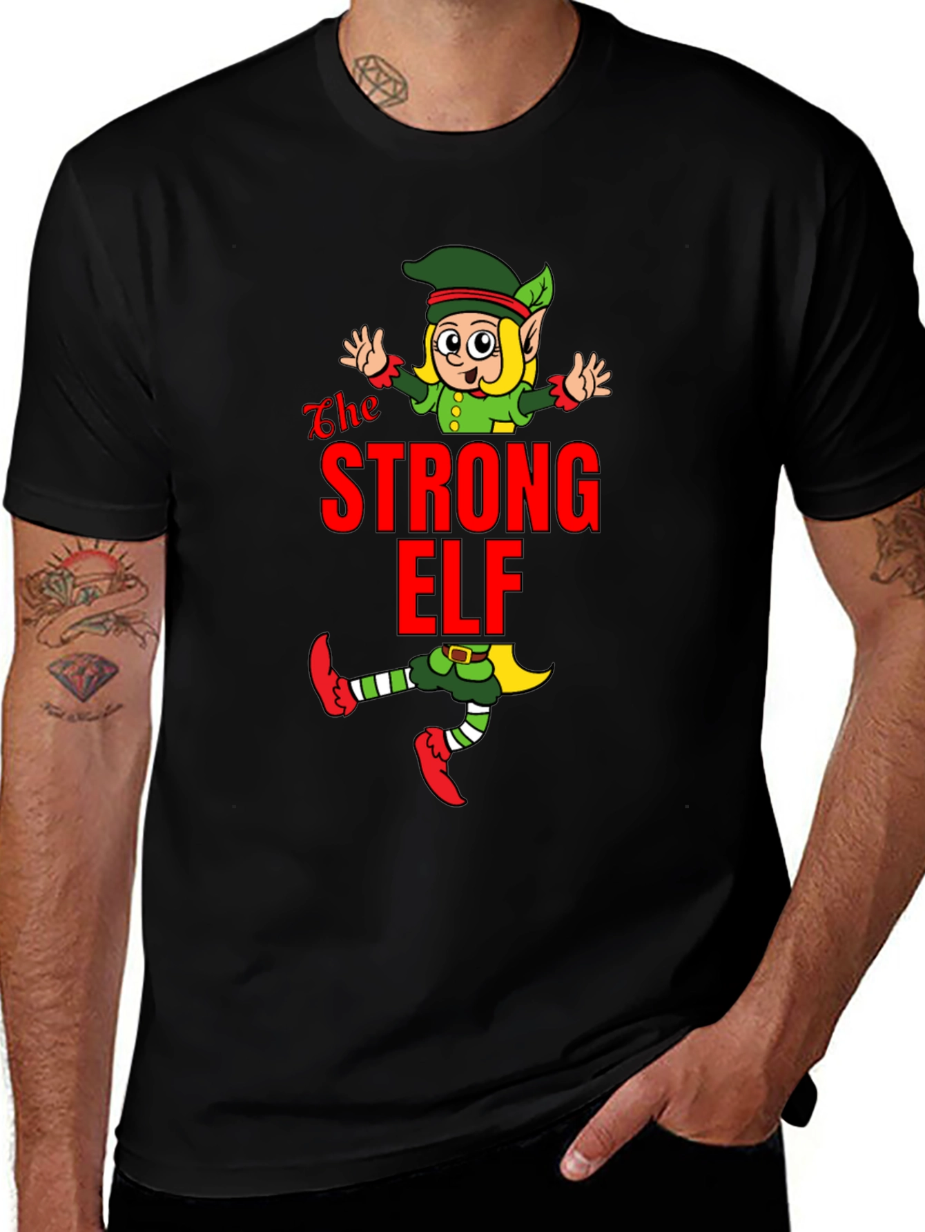 The Strong Elf T-Shirt - Holiday Fun