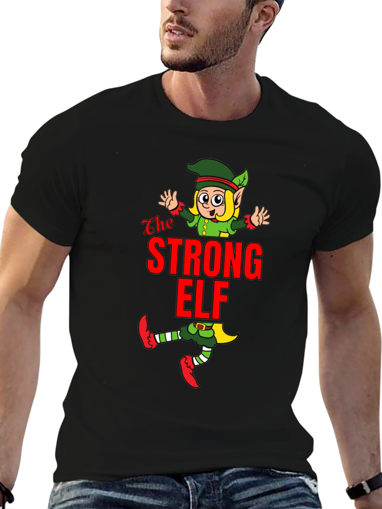 The Strong Elf T-Shirt - Holiday Fun