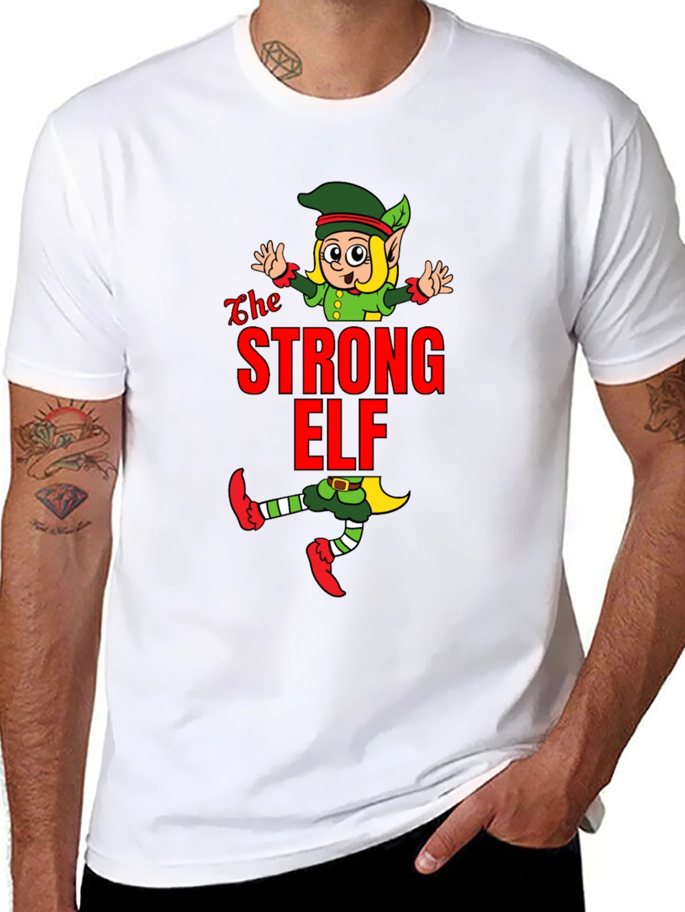 The Strong Elf T-Shirt - Holiday Fun
