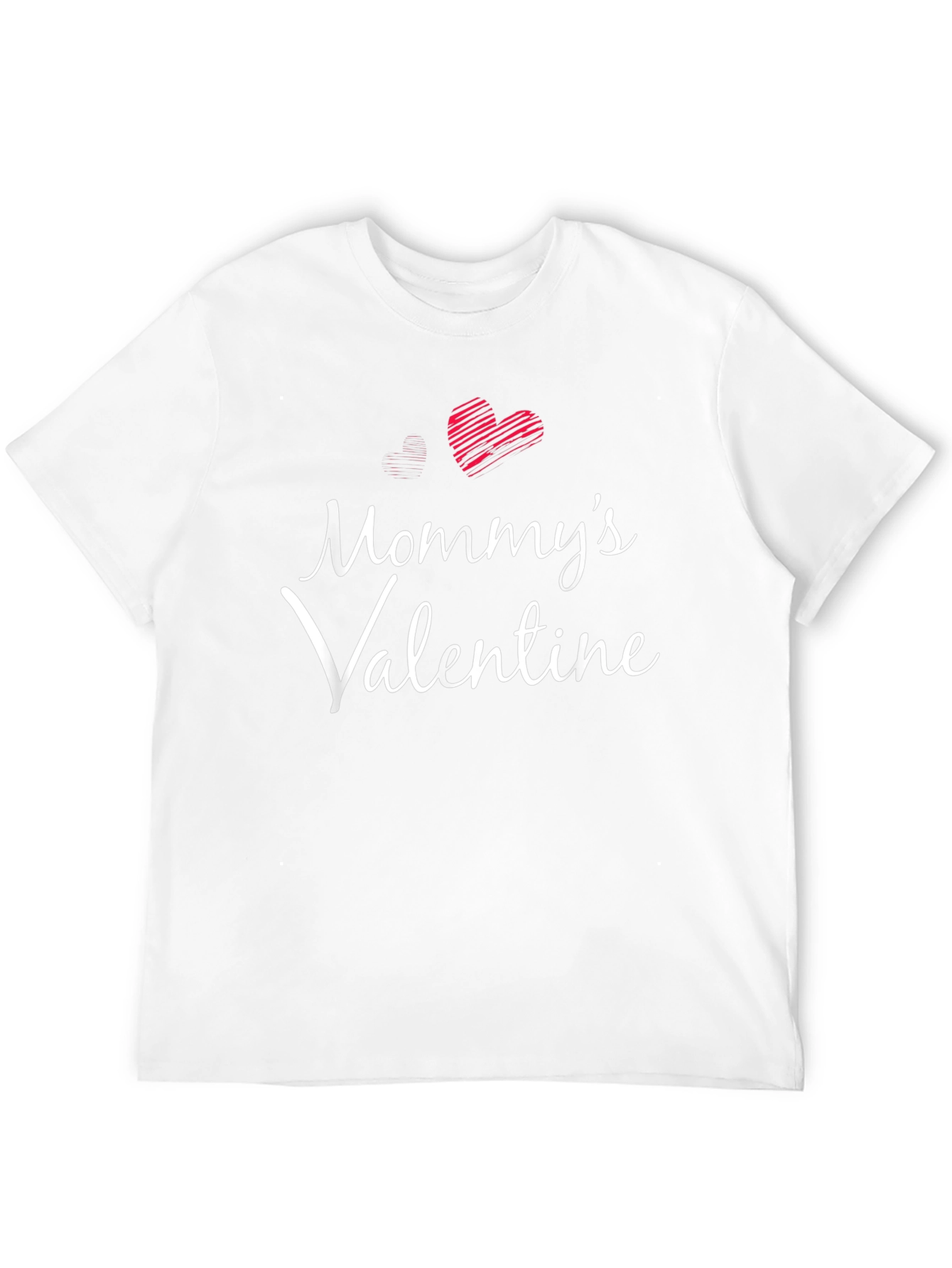Mommys Valentine T-Shirt - Heart Design