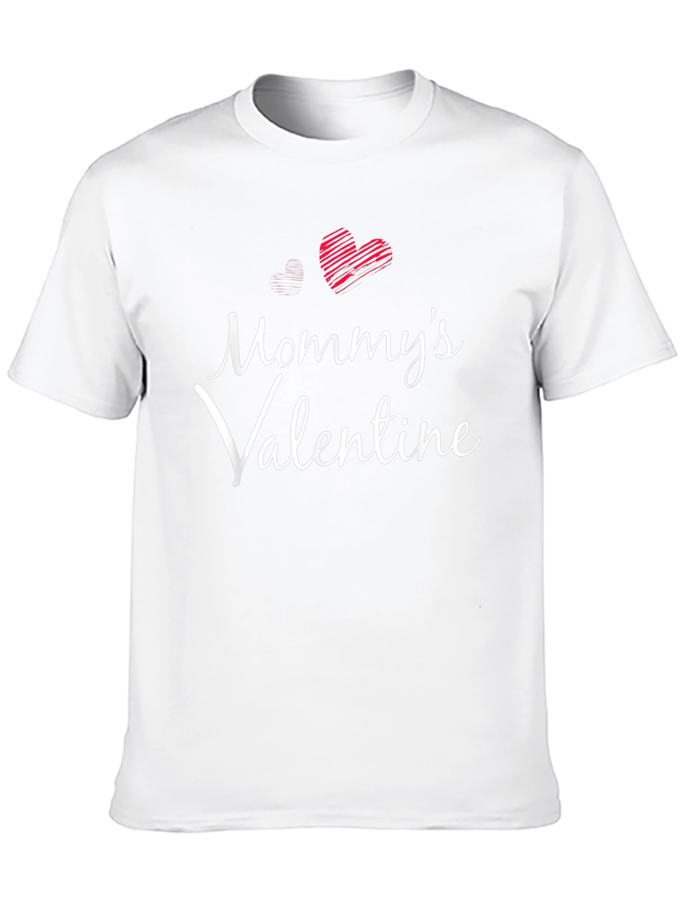 Mommys Valentine T-Shirt - Heart Design