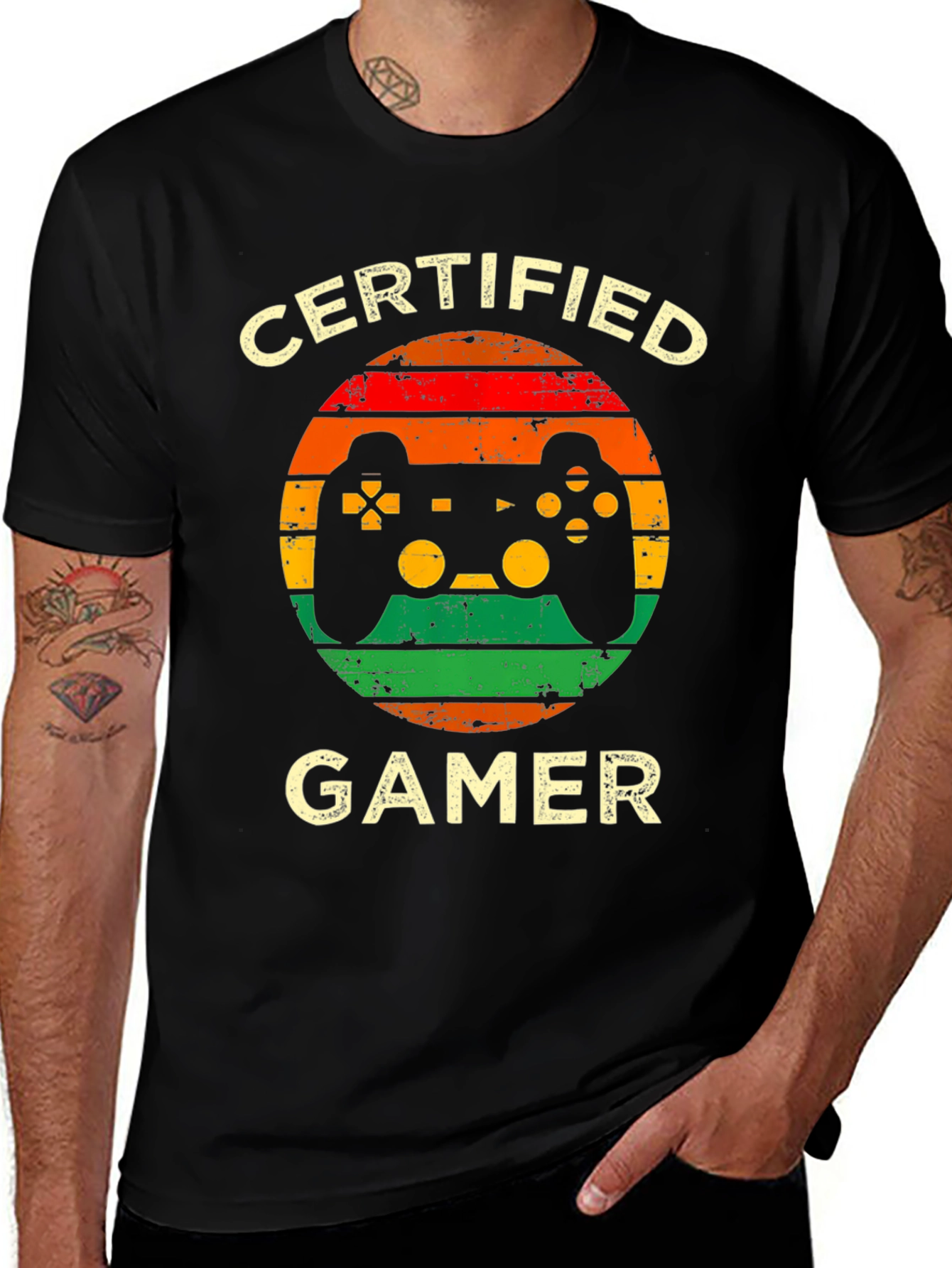 Certified Gamer Graphic T-Shirt