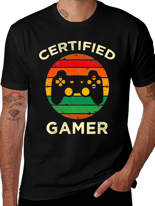 Certified Gamer Graphic T-Shirt