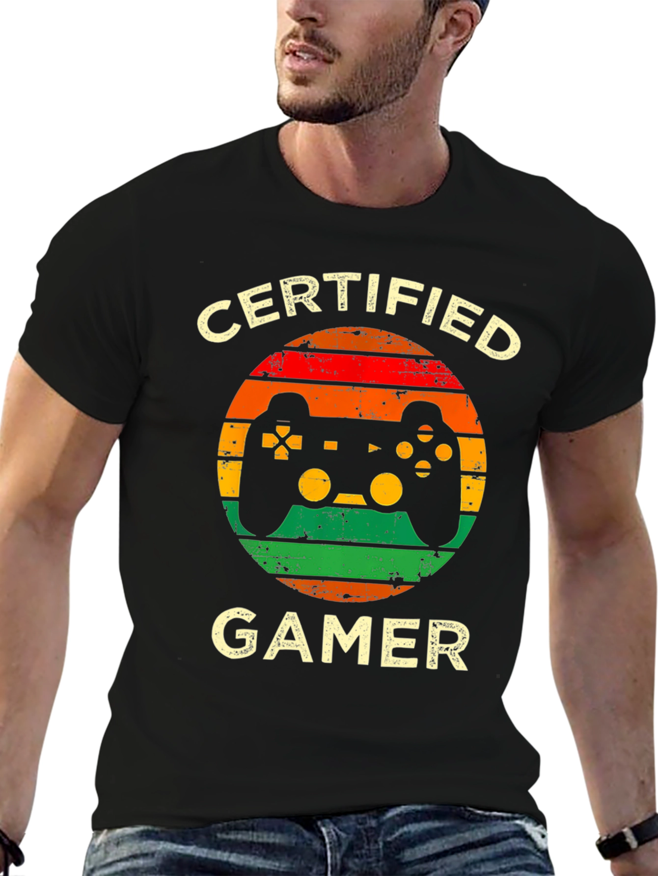 Certified Gamer Graphic T-Shirt