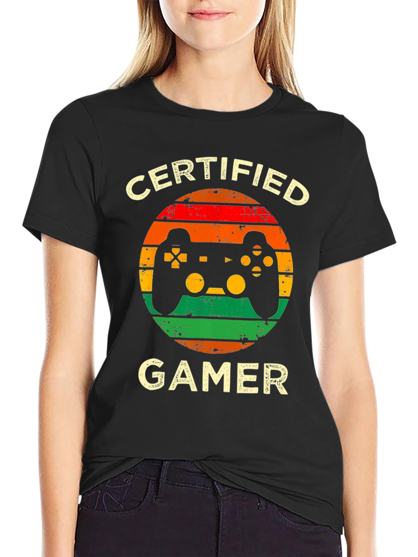 Certified Gamer Graphic T-Shirt