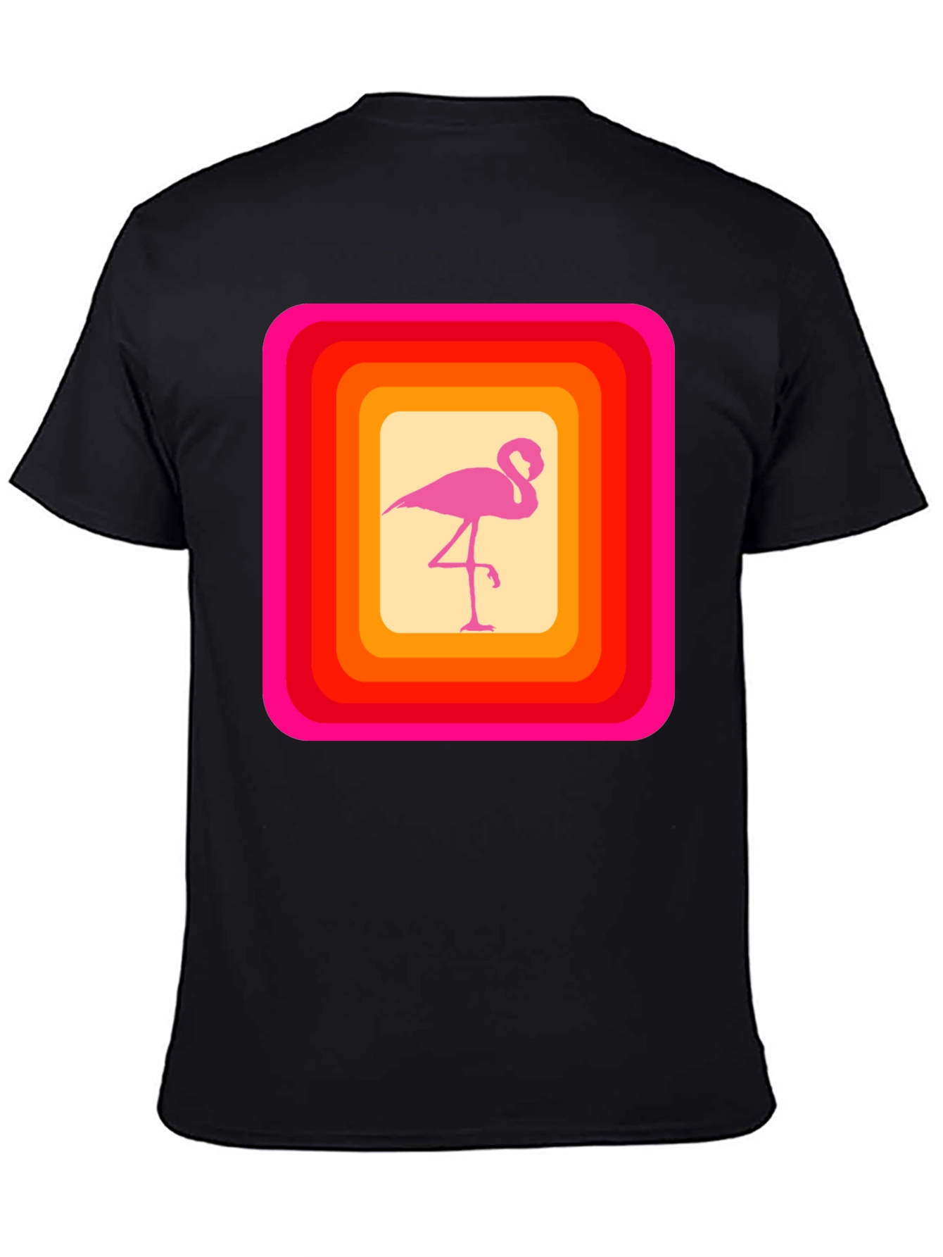 Retro Flamingo Graphic T-Shirt