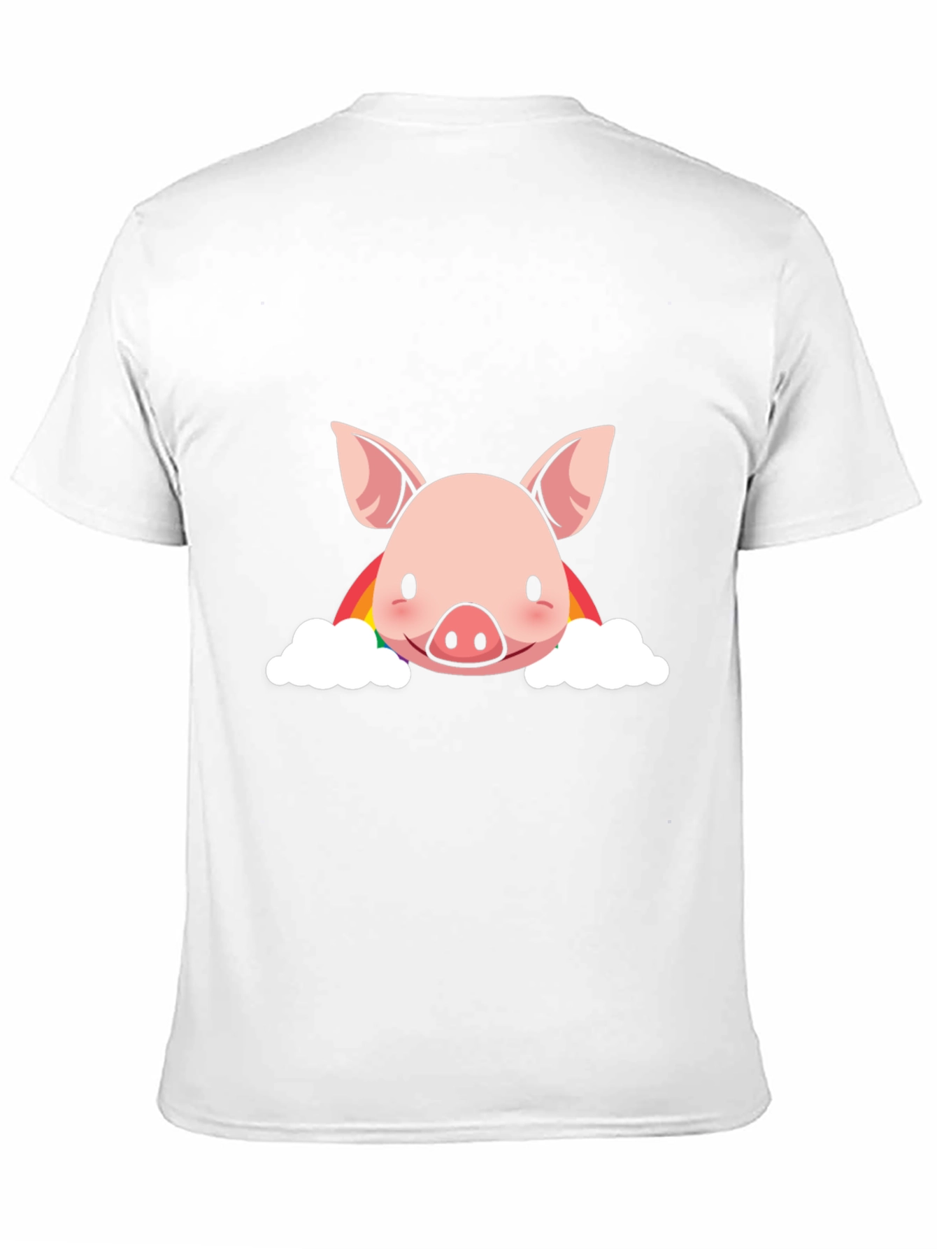 Rainbow Pig Graphic T-Shirt