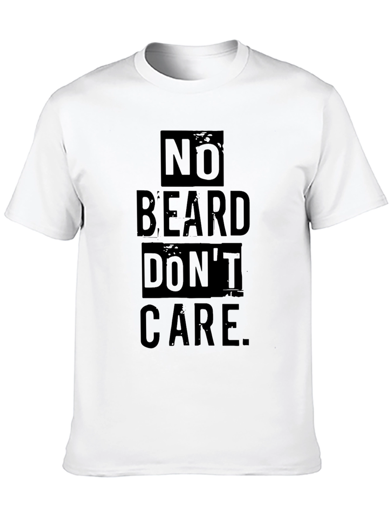 No Beard Dont Care Graphic Tee - Black